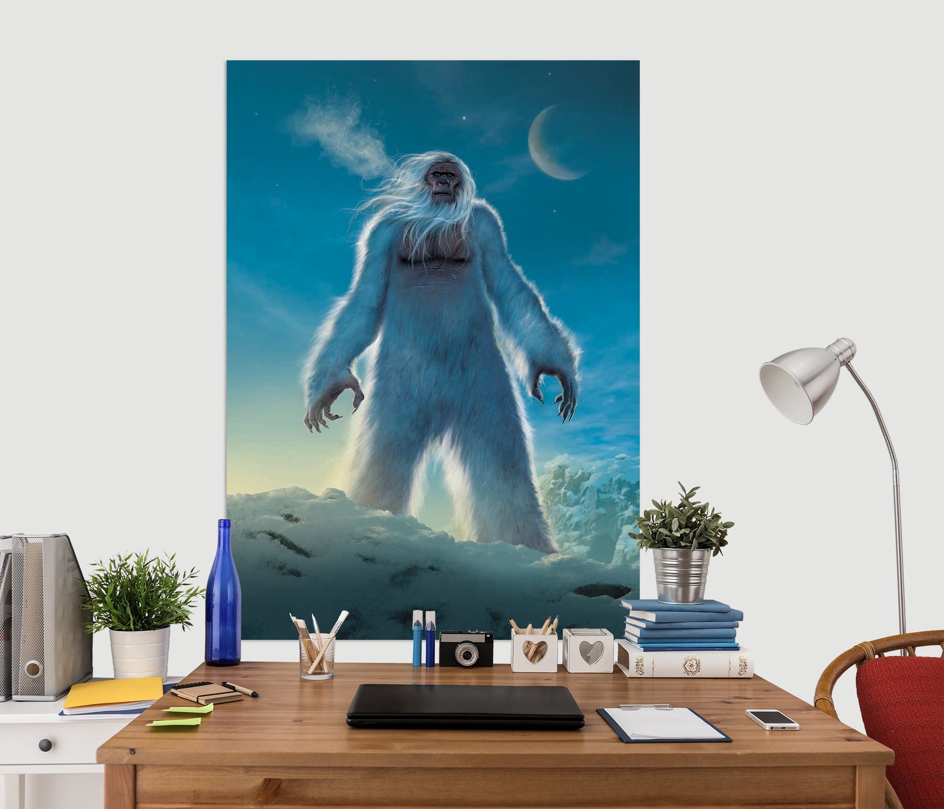 3D Yeti 096 Vincent Hie Wall Sticker