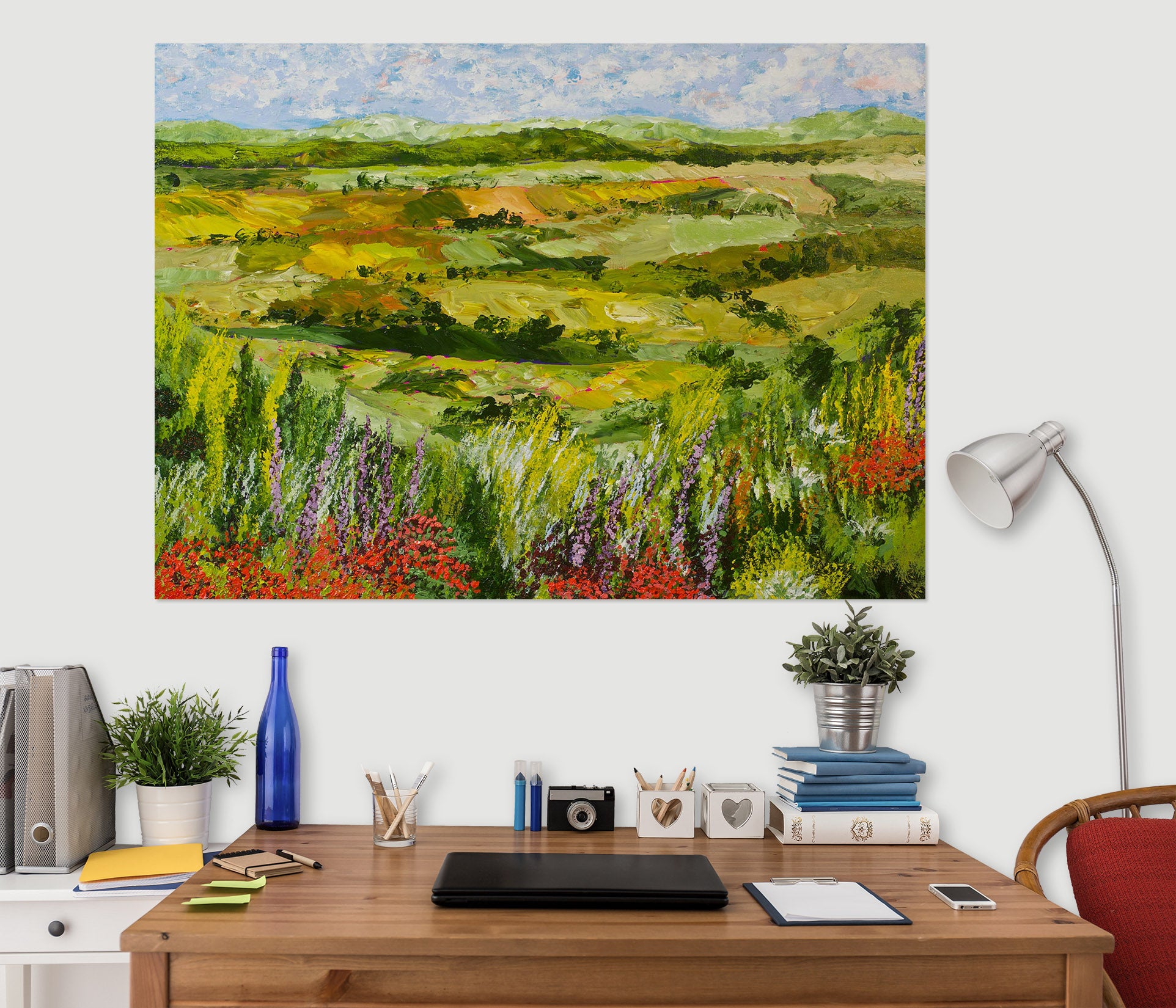 3D Flower Gate 155 Allan P. Friedlander Wall Sticker