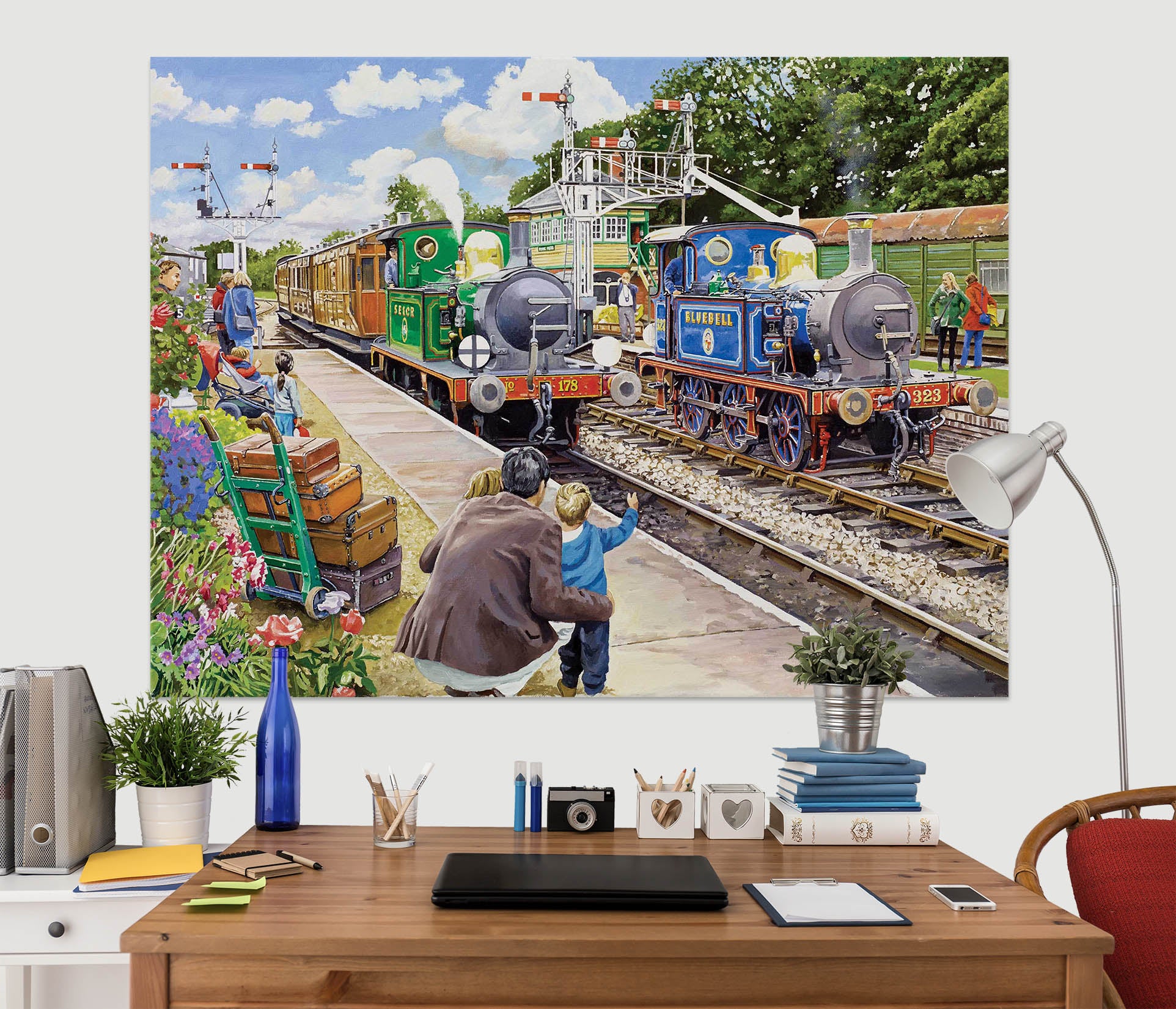 3D The Bluebell Railway 067 Trevor Mitchell Wall Sticke