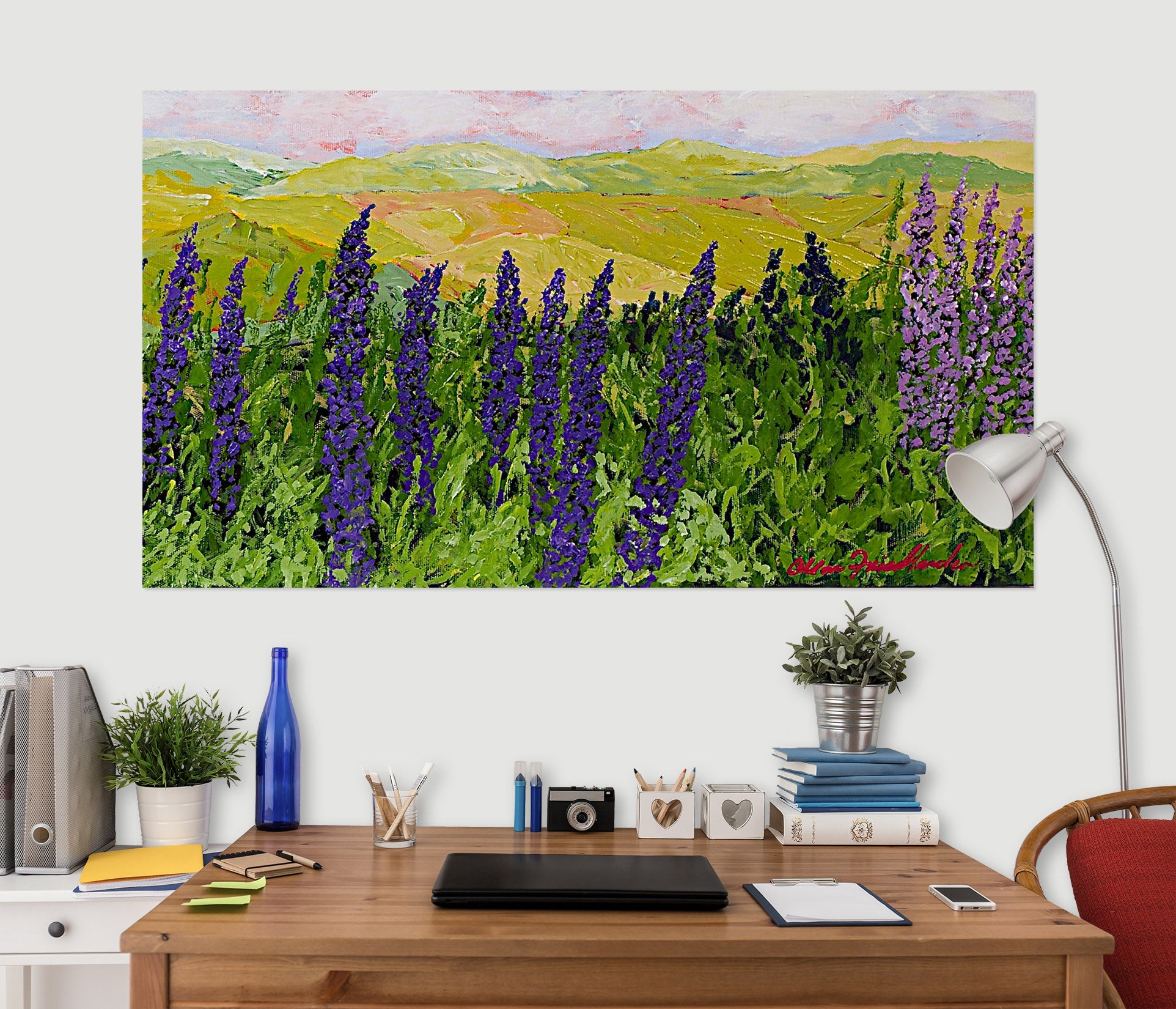 3D Green Field 154 Allan P. Friedlander Wall Sticker