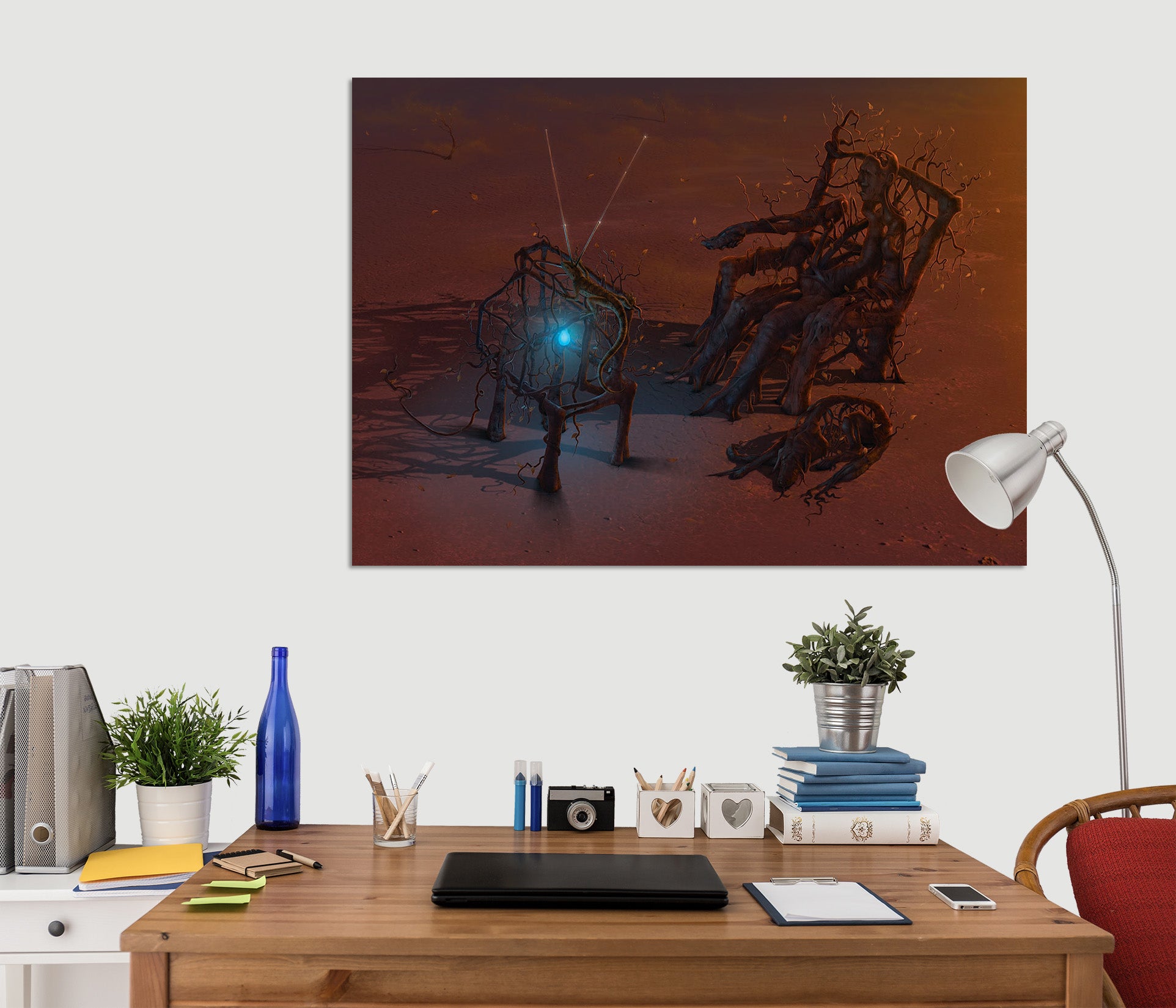 3D Remote 064 Vincent Hie Wall Sticker