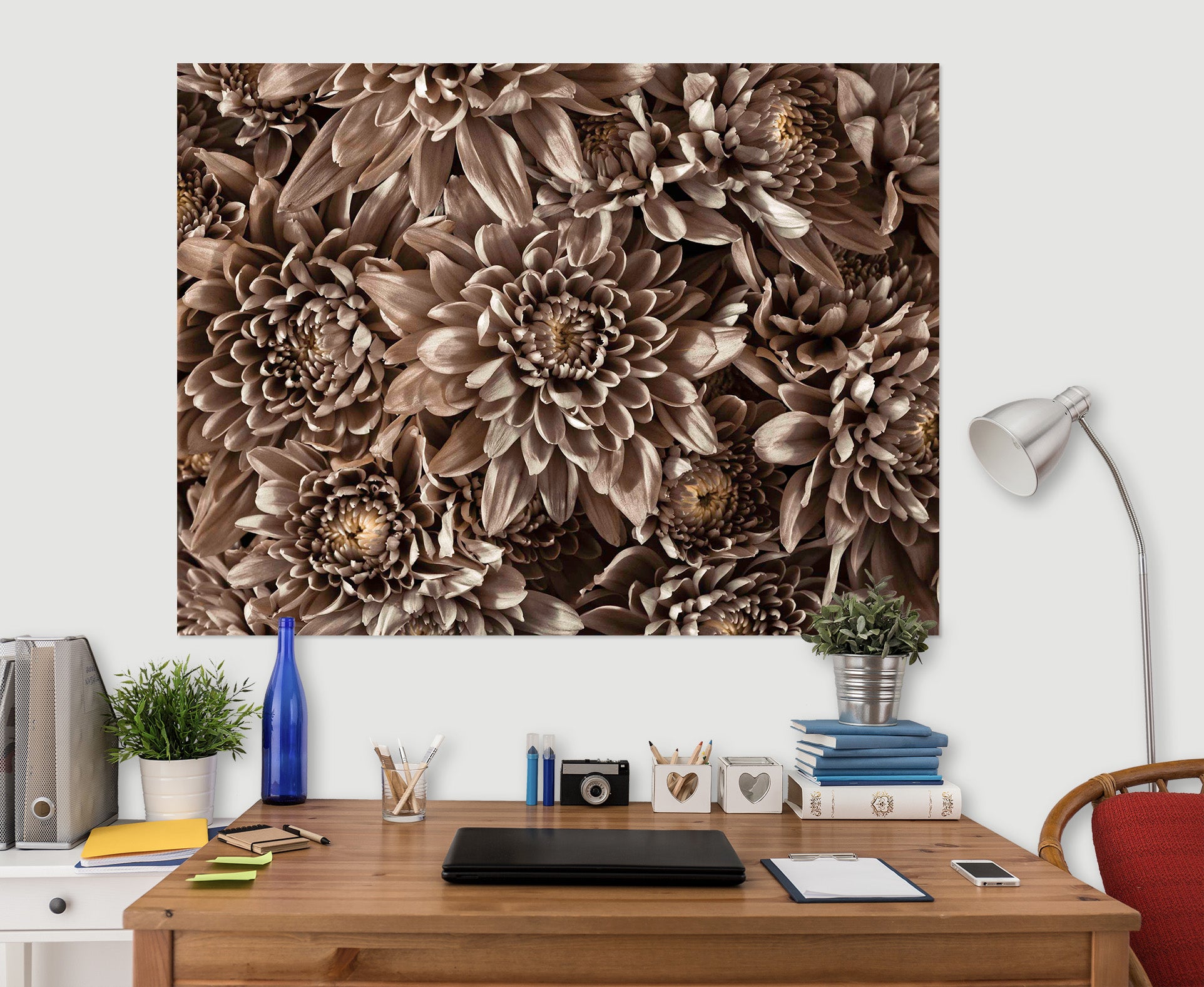 3D Dead Flower 019 Assaf Frank Wall Sticker