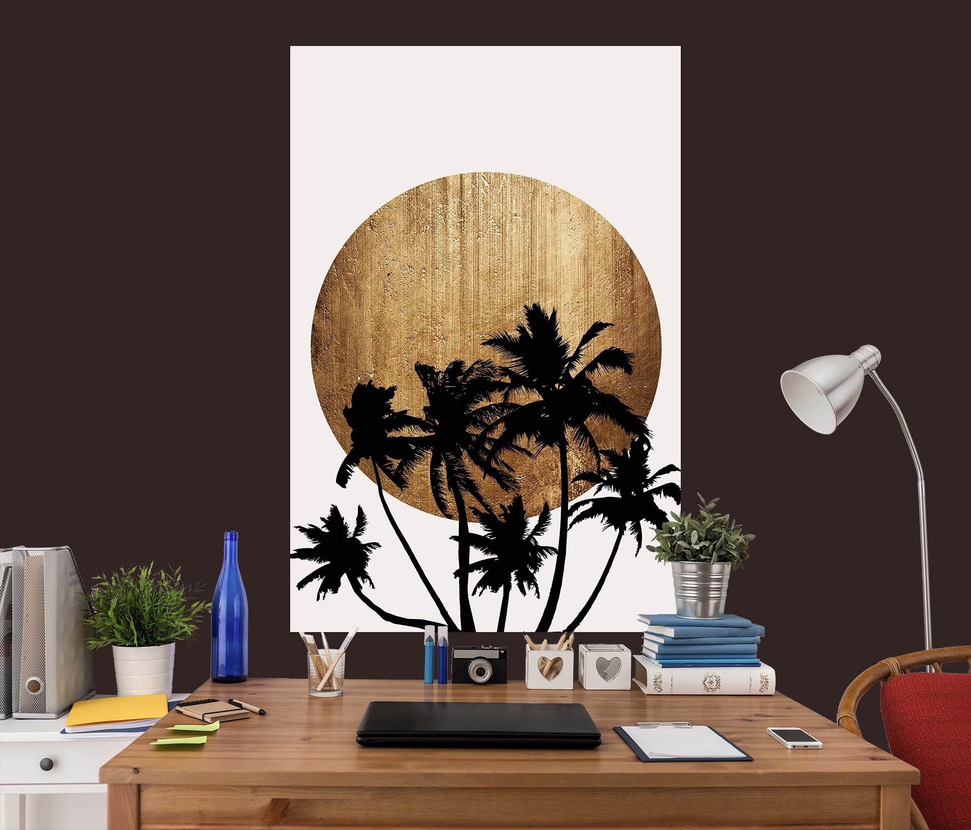 3D Coconut Tree 182 Boris Draschoff Wall Sticker