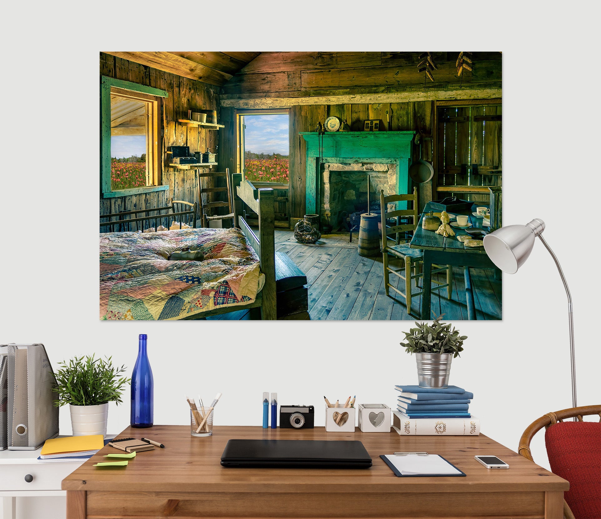 3D Outdoor Cabin 4034 Beth Sheridan Wall Sticker