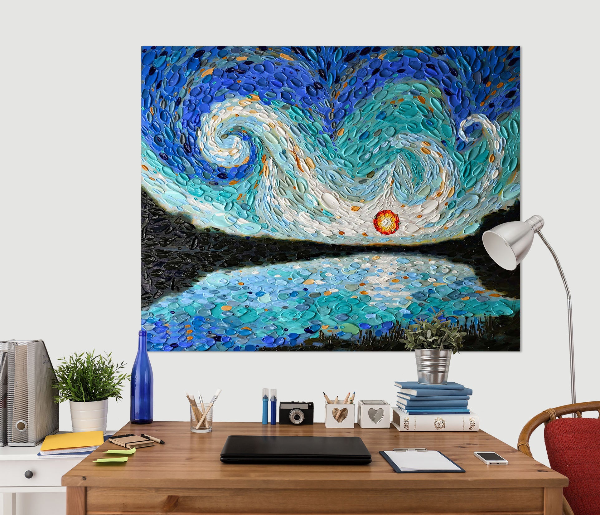 3D Painting Vortex 001 Dena Tollefson Wall Sticker