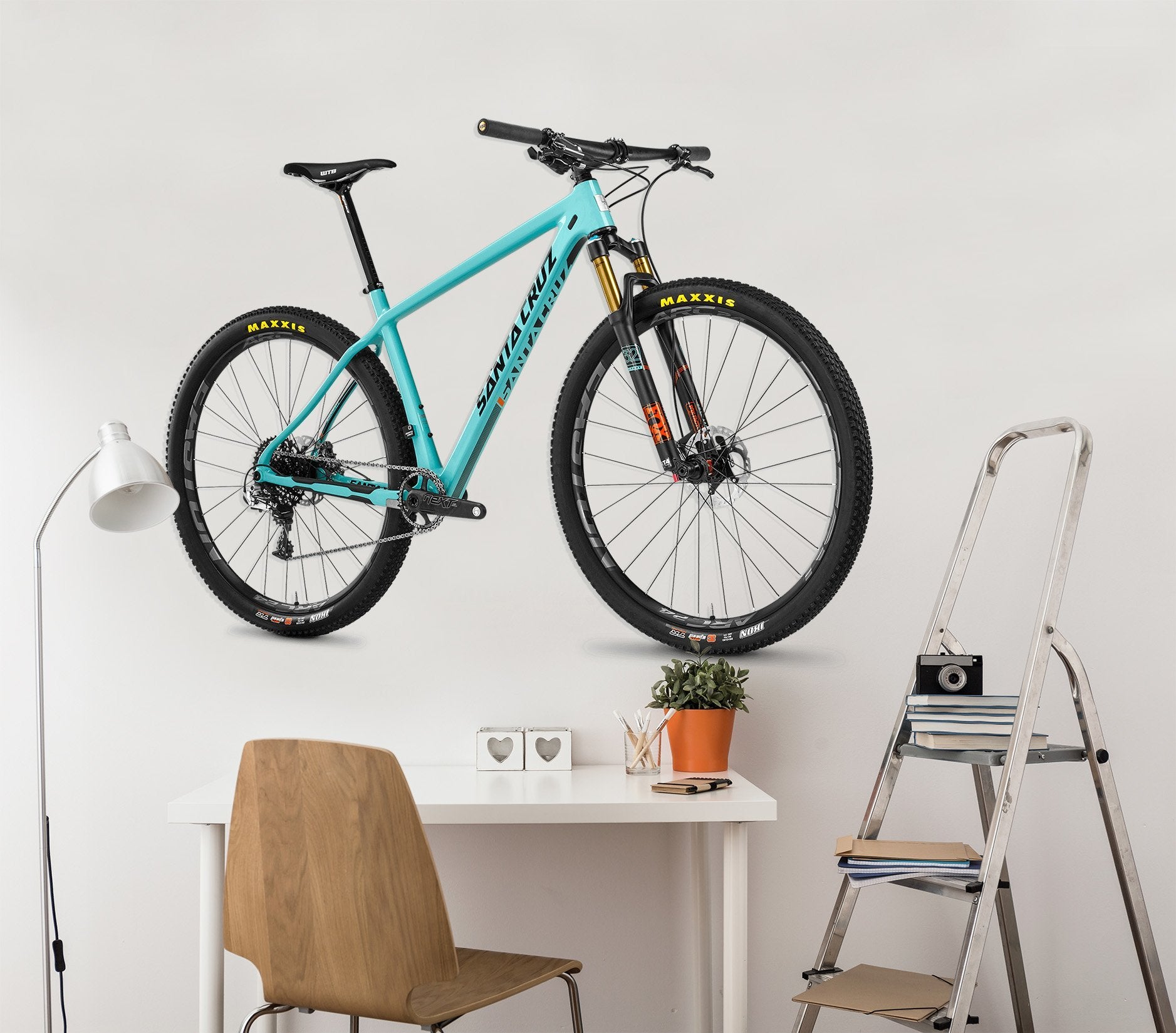 3D Red Line Bikes 127 Vehicles Wallpaper AJ Wallpaper 