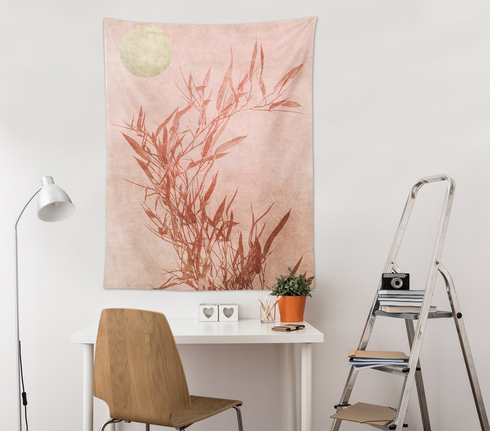 3D Pink Leaves 880 Boris Draschoff Tapestry Hanging Cloth Hang