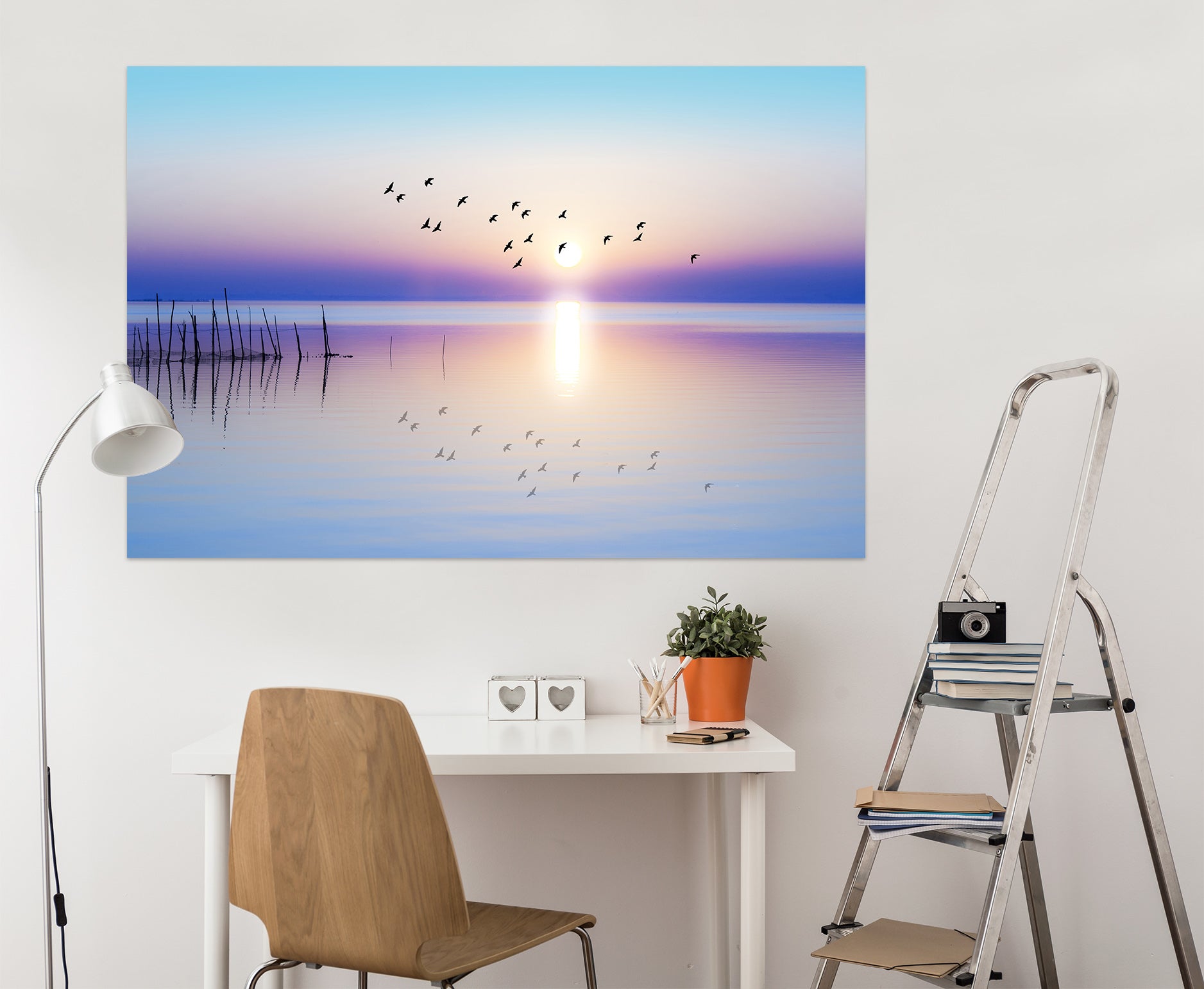 3D Beautiful Lake 1088 Wall Sticker