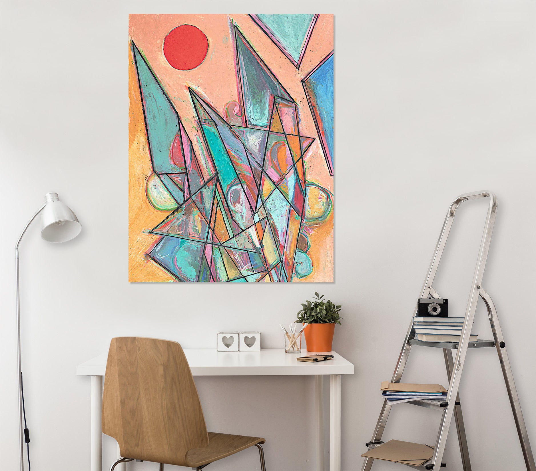 3D Color Painting 030 Allan P. Friedlander Wall Sticker