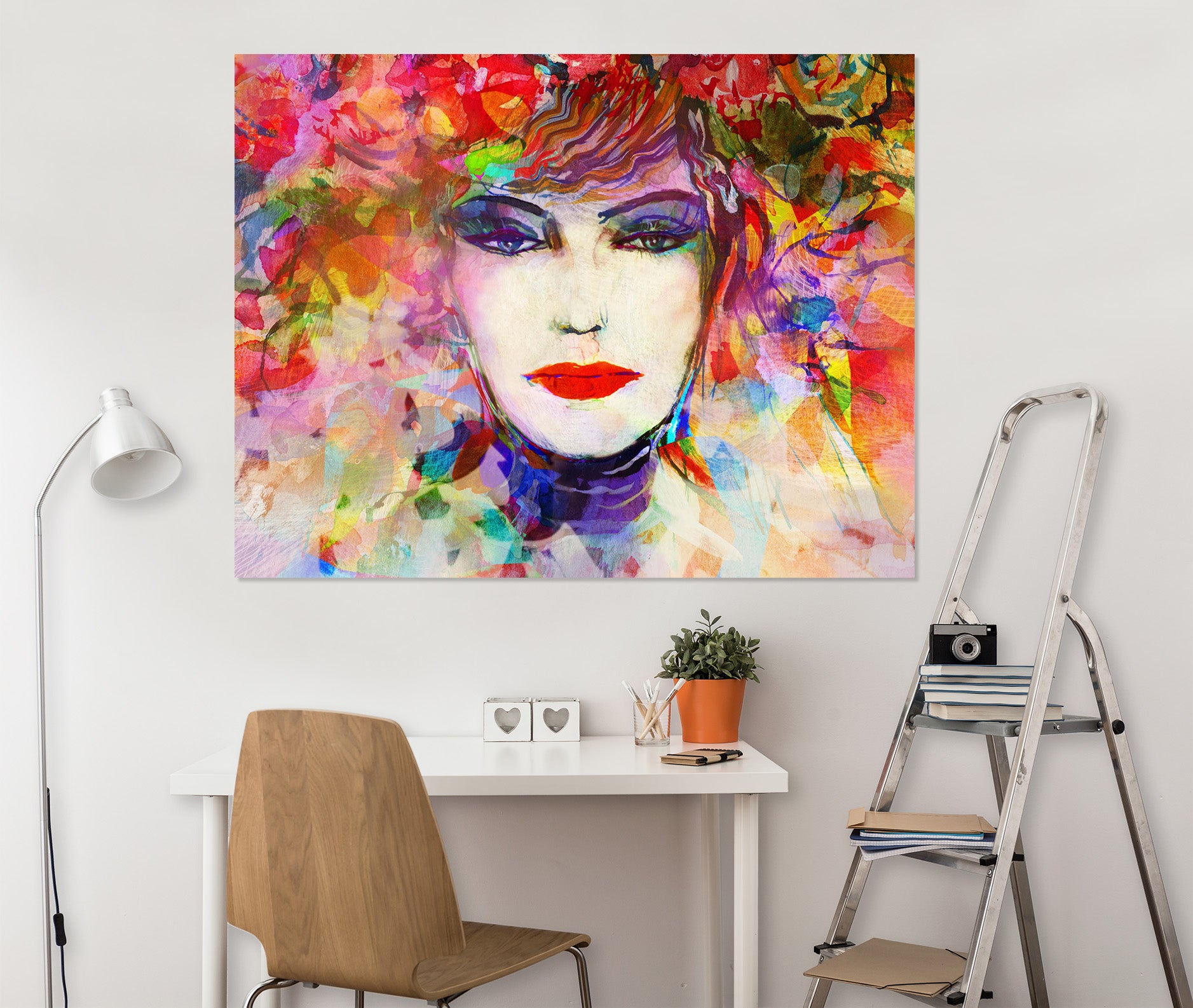 3D Graffiti Woman 1008 Wall Sticker