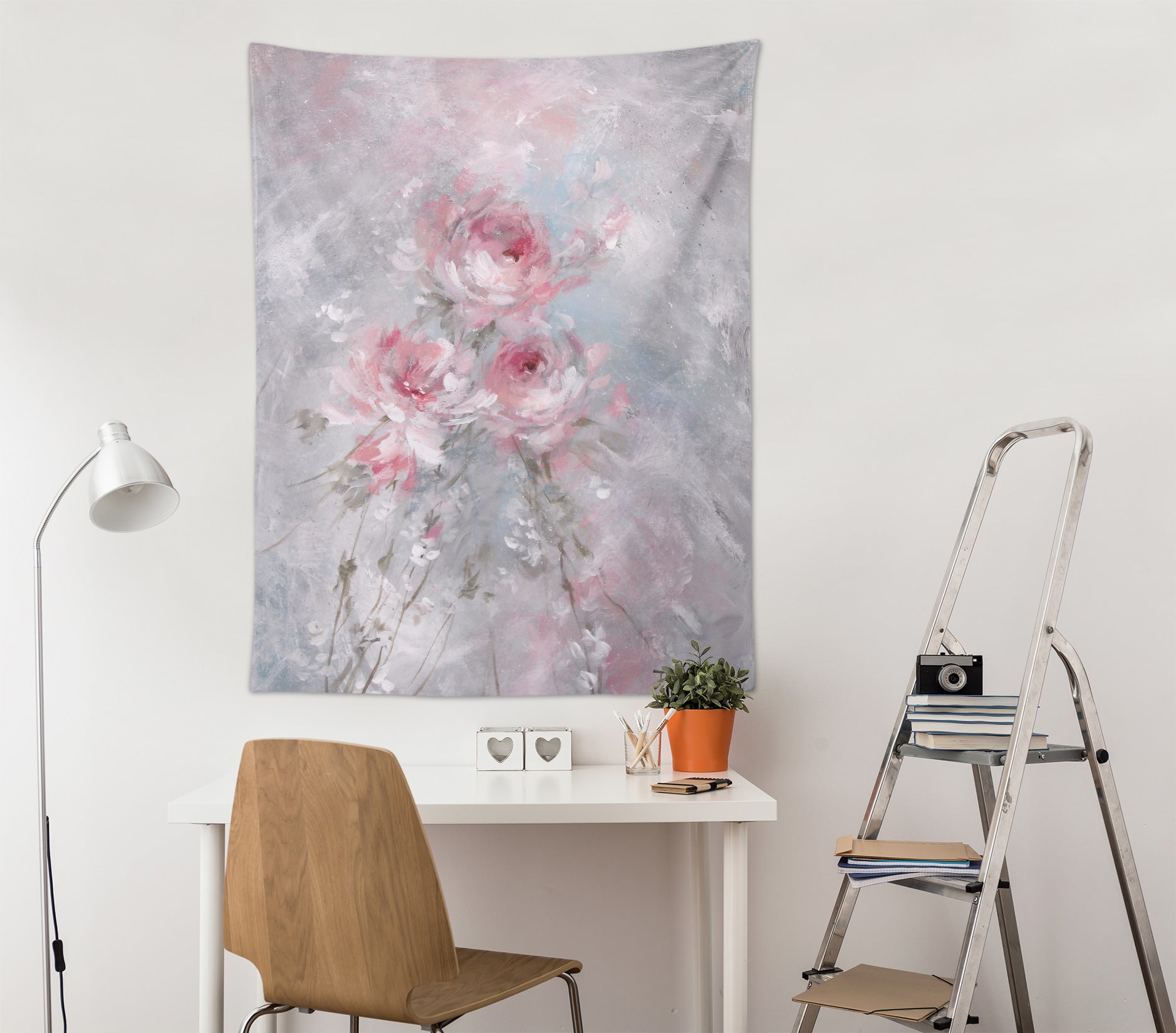 3D Rose Branch 11213 Debi Coules Tapestry Hanging Cloth Hang