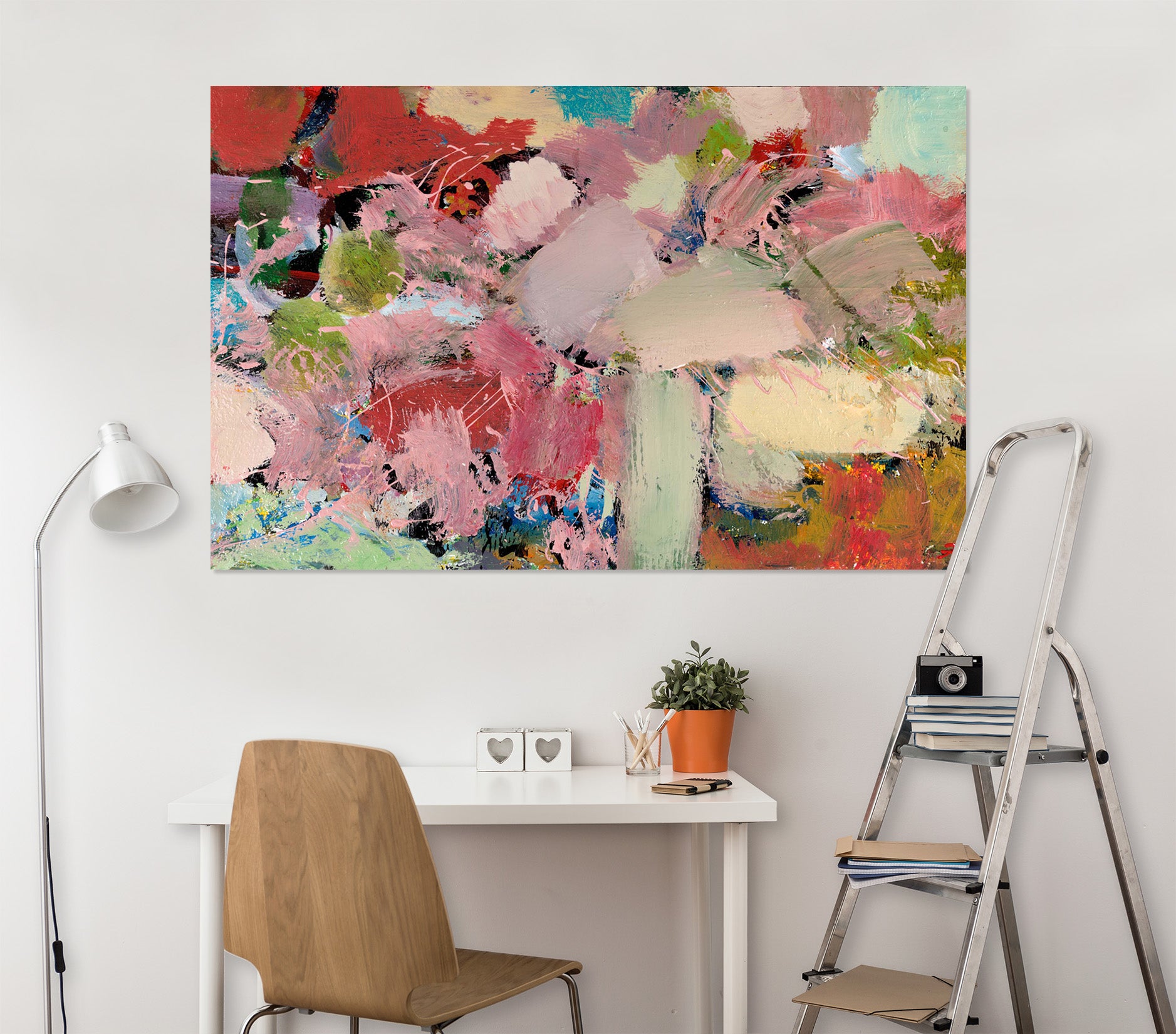 3D Red Smear 114 Allan P. Friedlander Wall Sticker