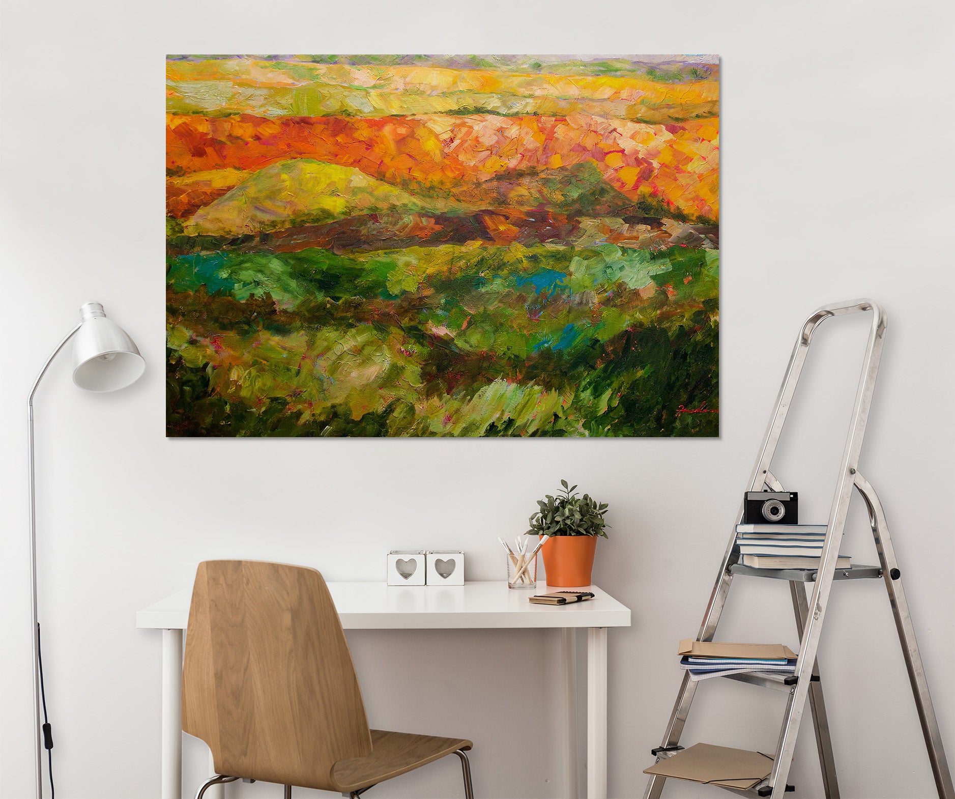 3D Colored Field 022 Allan P. Friedlander Wall Sticker