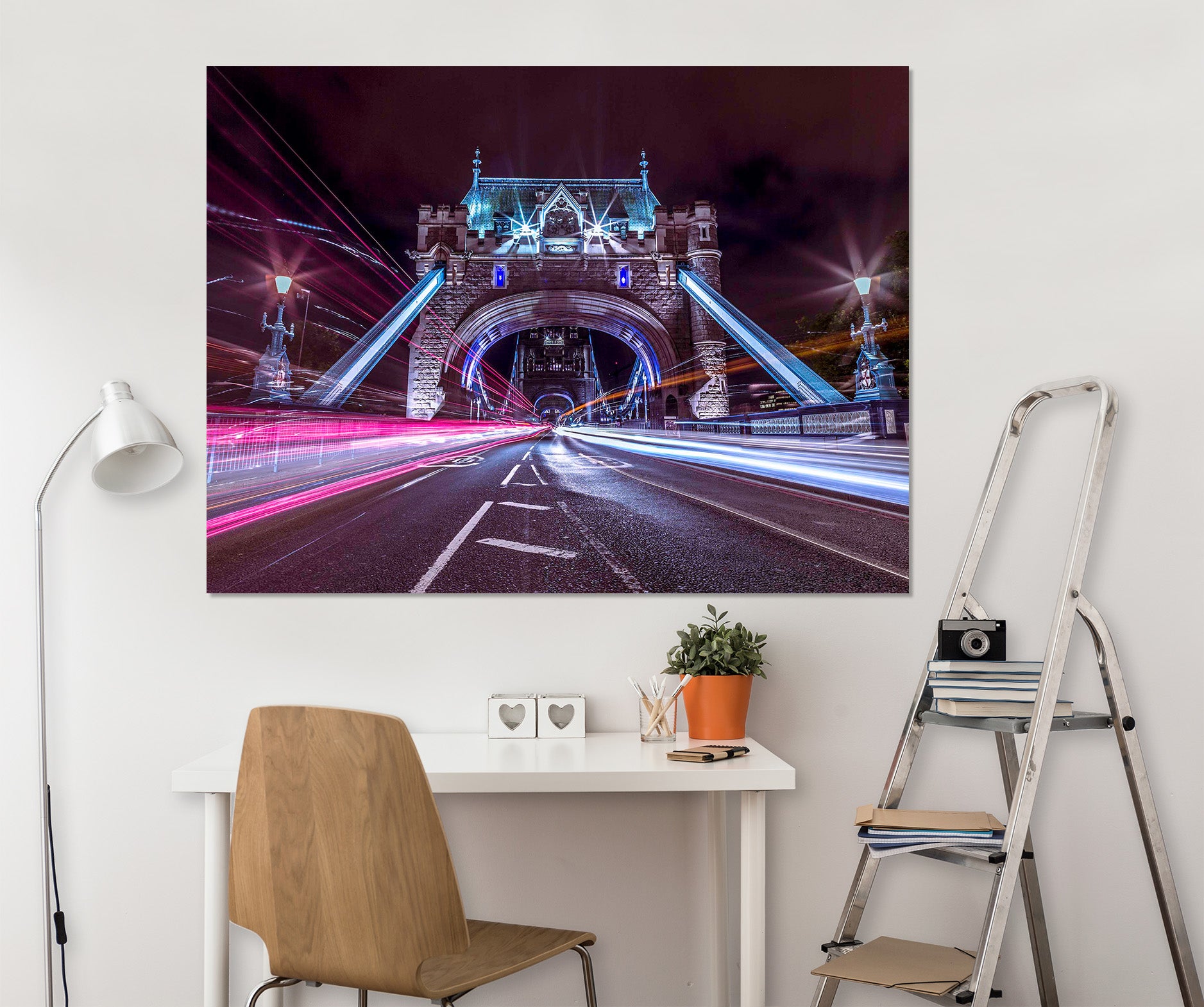 3D City Night 026 Assaf Frank Wall Sticker