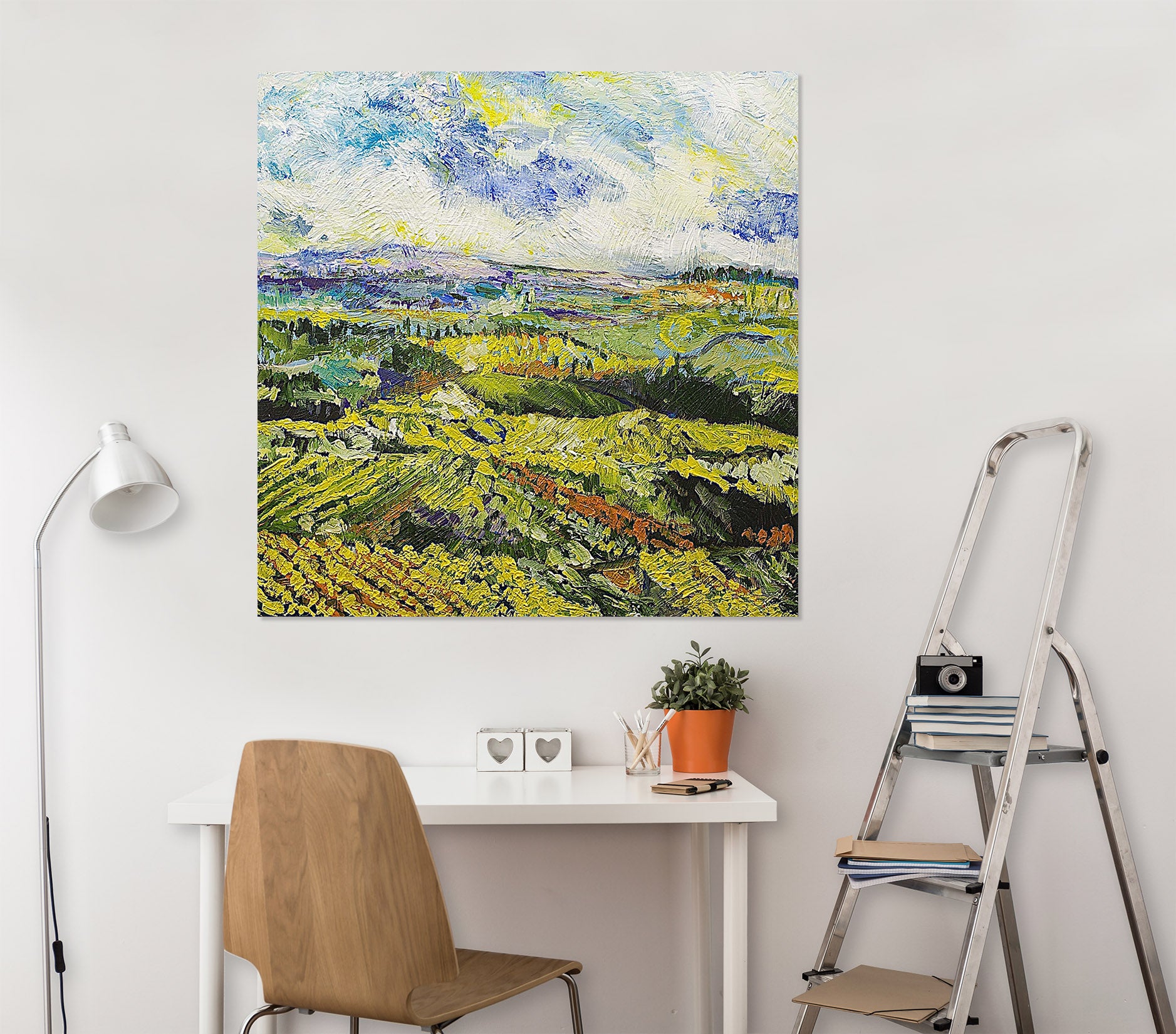 3D Field Painting 117 Allan P. Friedlander Wall Sticker