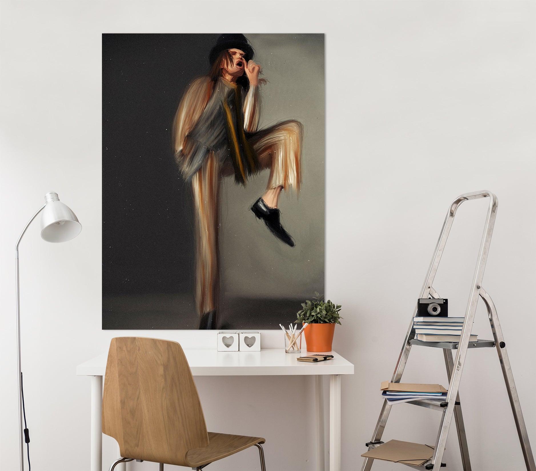 3D Playful Pose 022 Marco Cavazzana Wall Sticker