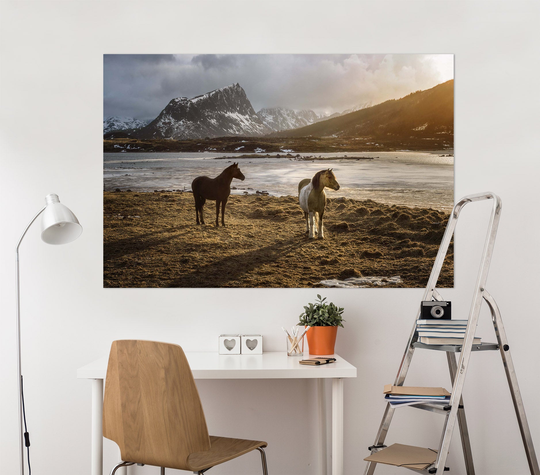 3D Meadow Horse 108 Marco Carmassi Wall Sticker