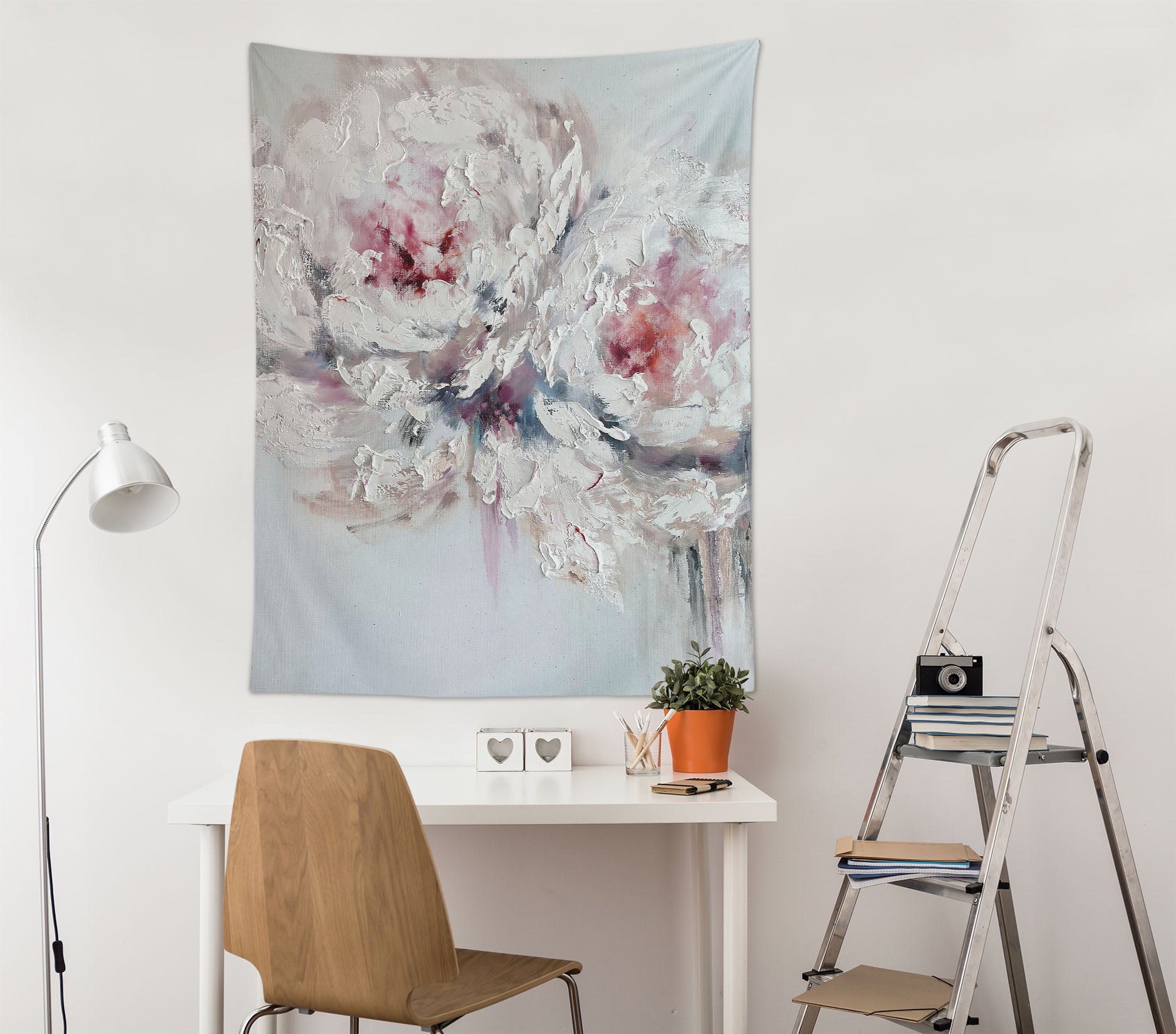 3D Retro Peony 3639 Skromova Marina Tapestry Hanging Cloth Hang