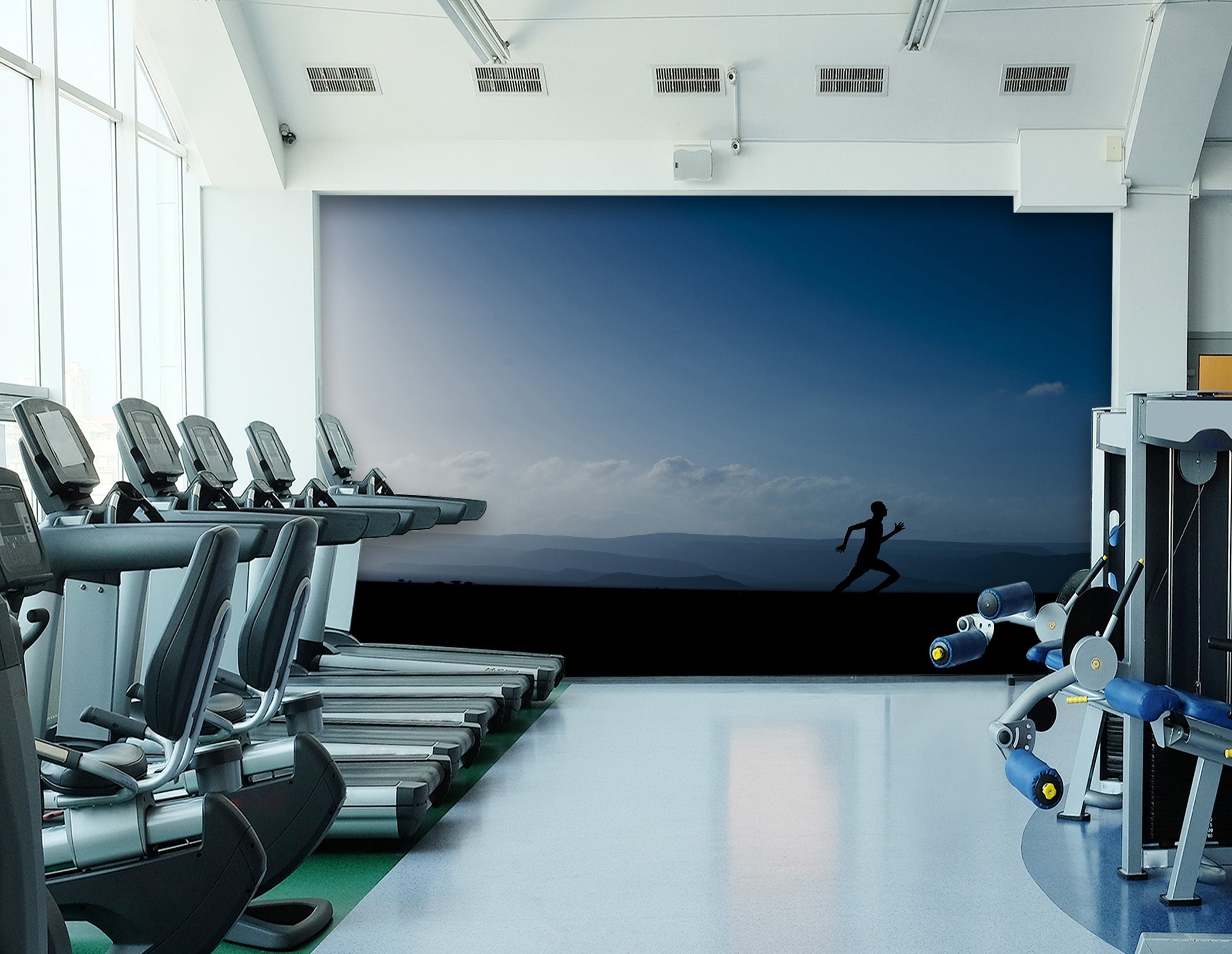 3D Morning Run 019 Wall Murals Wallpaper AJ Wallpaper 2 