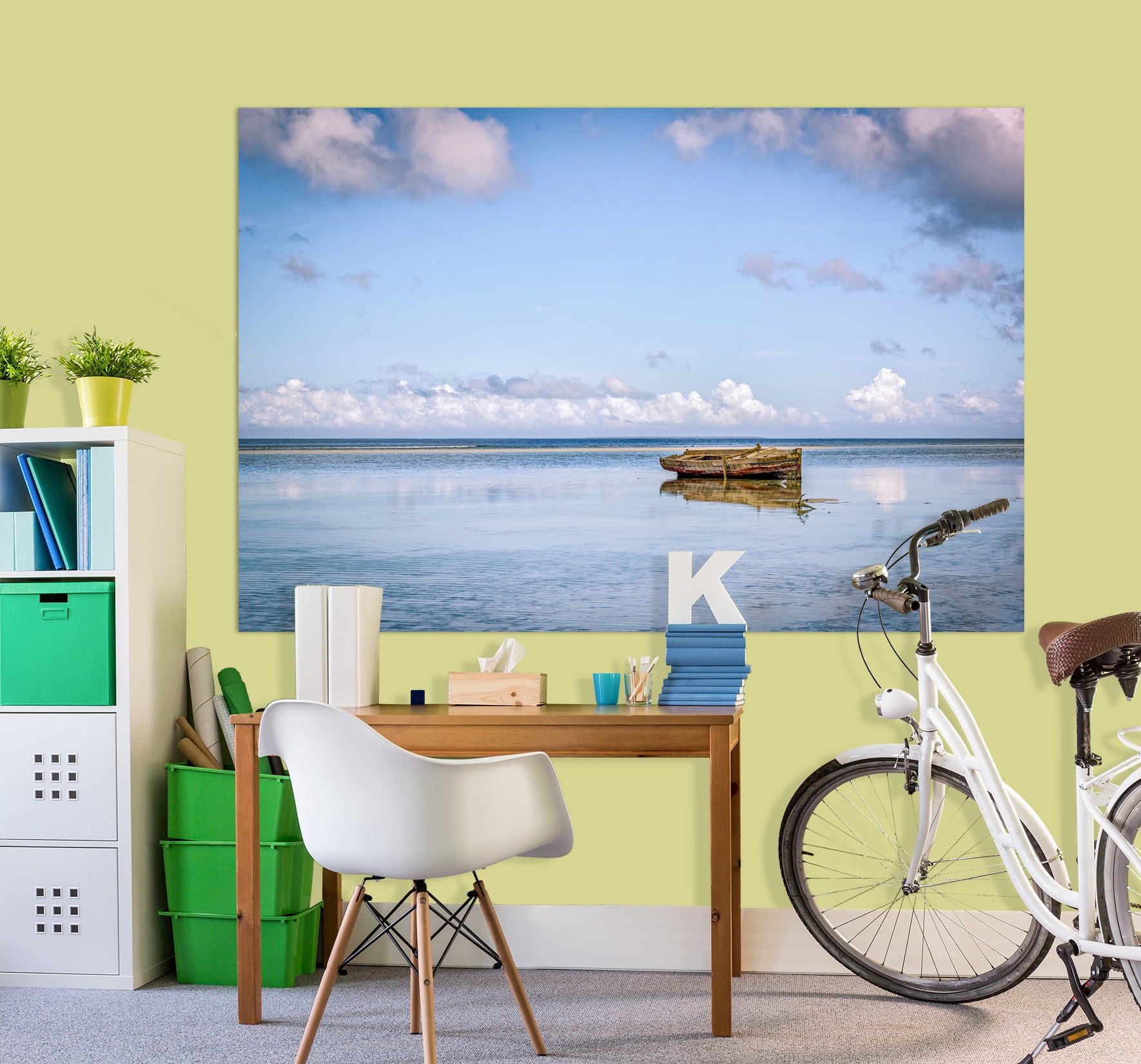 3D Sea Beach 154 Marco Carmassi Wall Sticker
