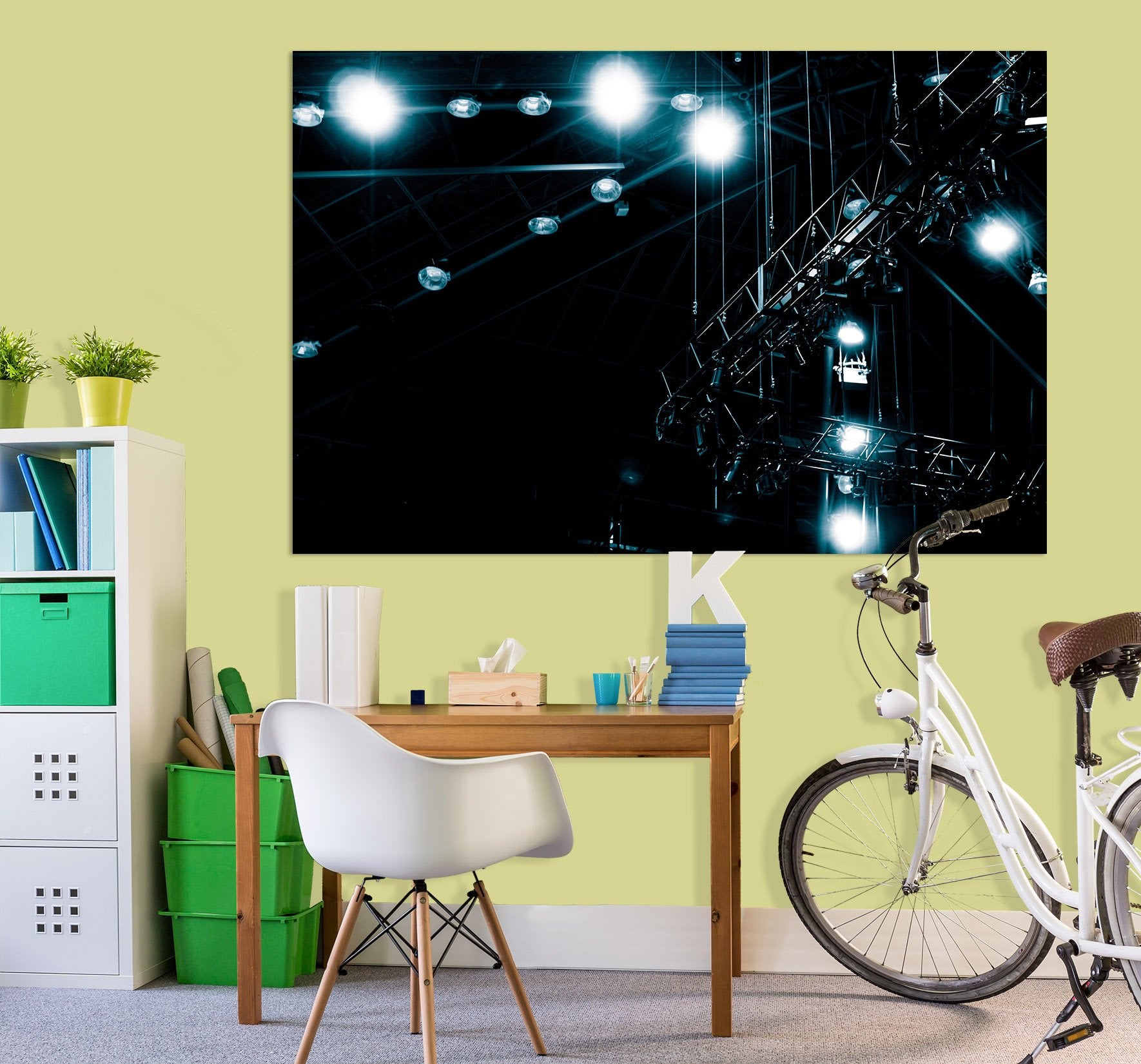 3D Black City Light 021 Noirblanc777 Wall Sticker Wallpaper AJ Wallpaper 2 