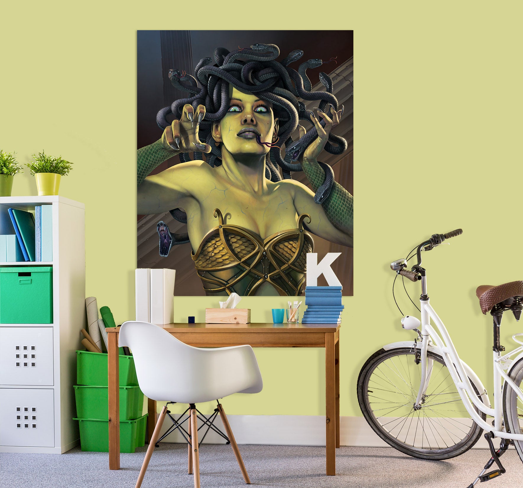 3D Medusa 051 Vincent Hie Wall Sticker
