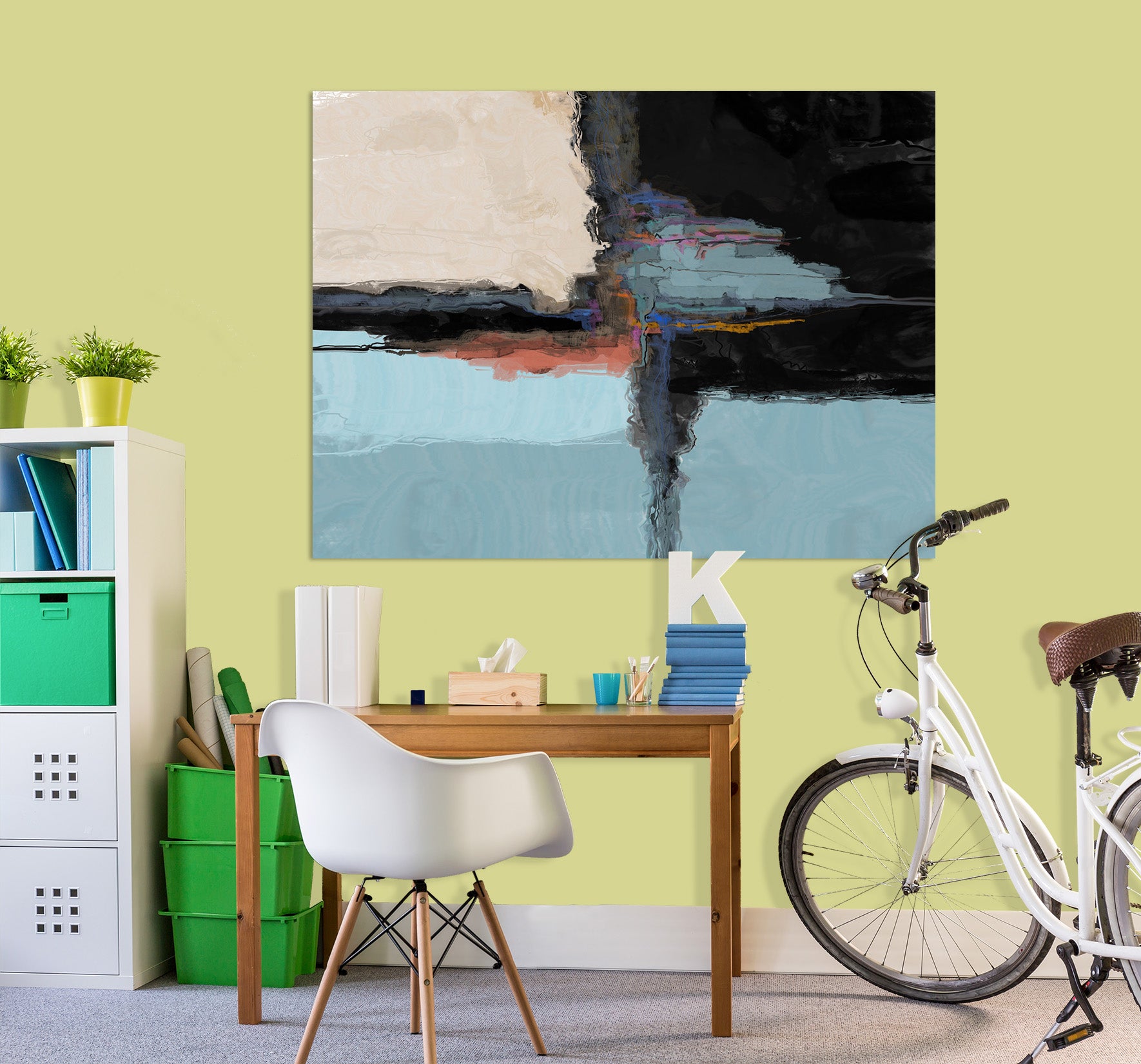 3D Scribble 001 Michael Tienhaara Wall Sticker