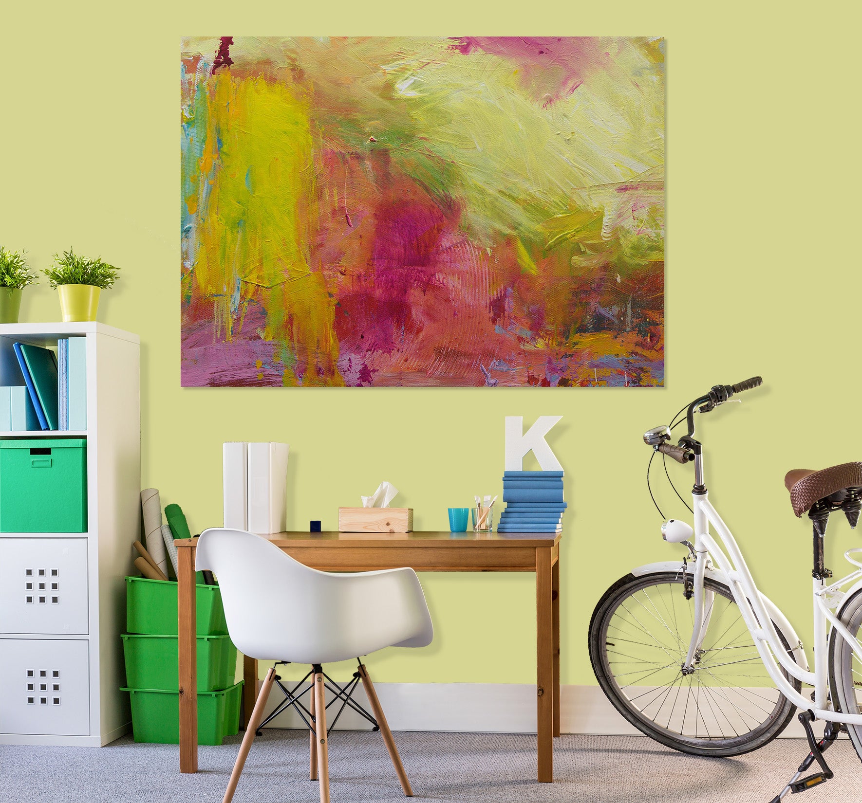 3D Color Graffiti 020 Allan P. Friedlander Wall Sticker