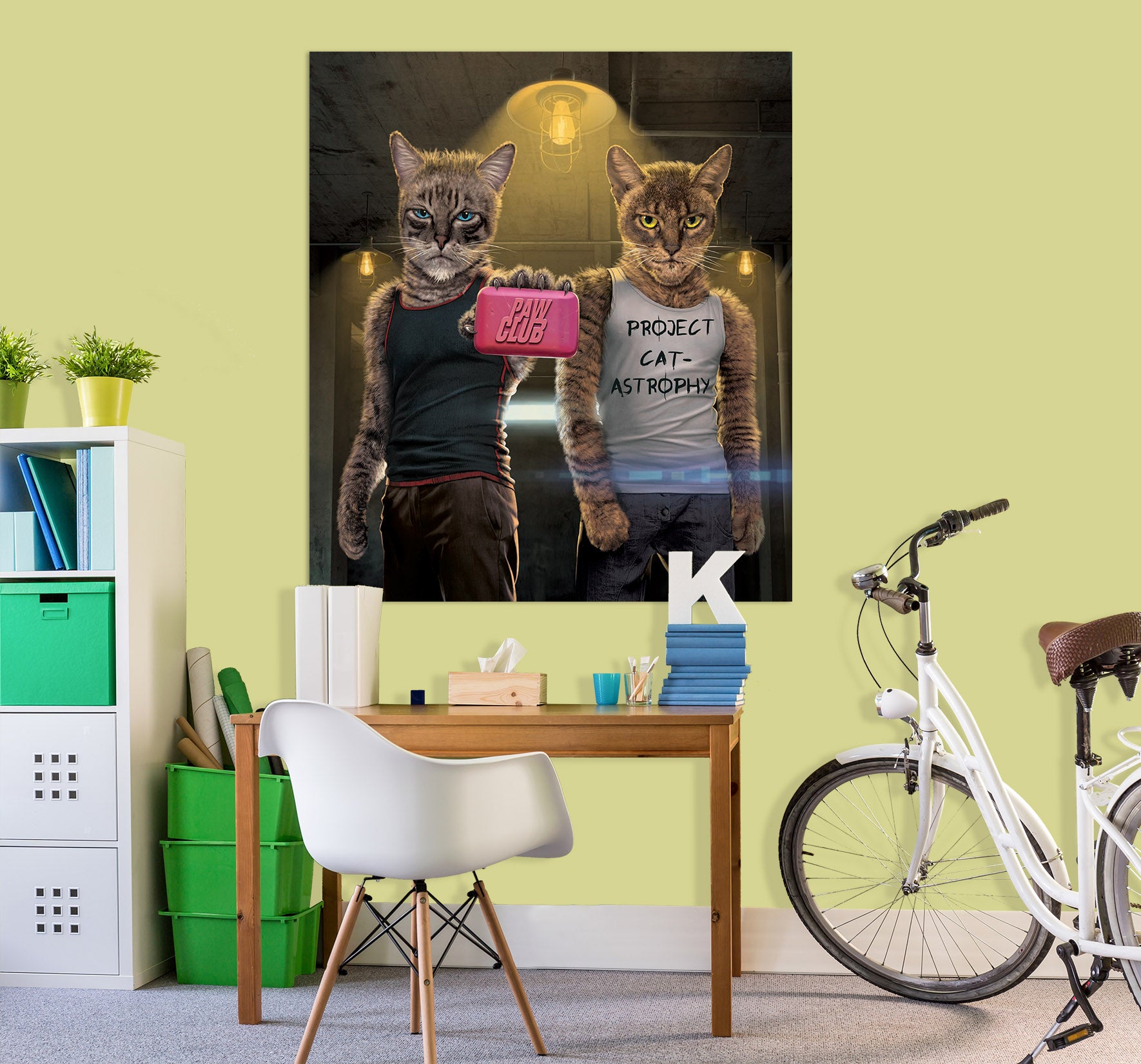 3D Paw Club 057 Vincent Hie Wall Sticker