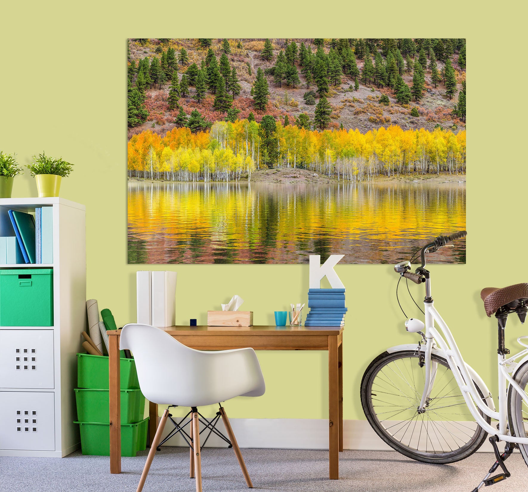 3D Lake Forest 001 Marco Carmassi Wall Sticker