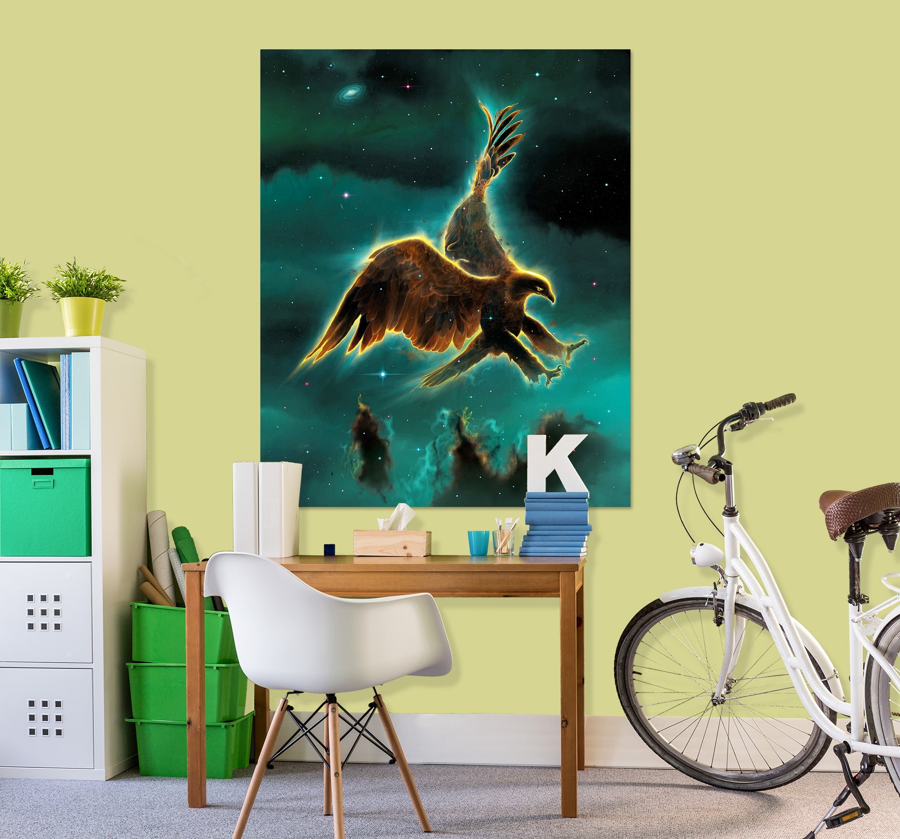 3D Eagle Galaxy 035 Vincent Hie Wall Sticker