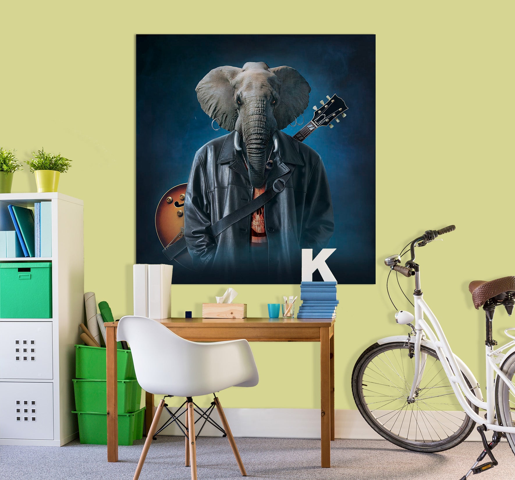 3D Elephice Cooper 036 Vincent Hie Wall Sticker