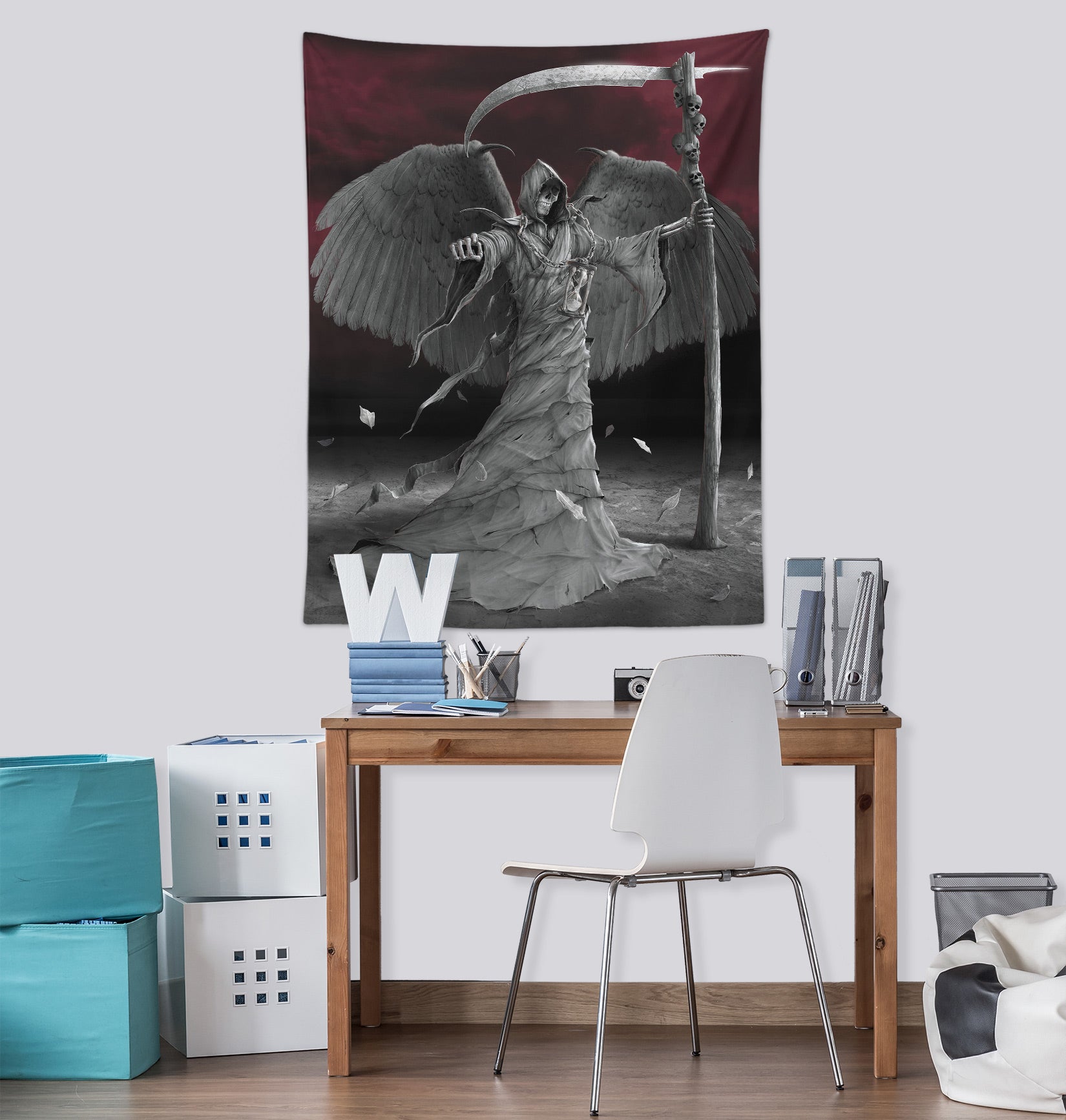 3D Grim Reaper 11743 Vincent Tapestry Hanging Cloth Hang