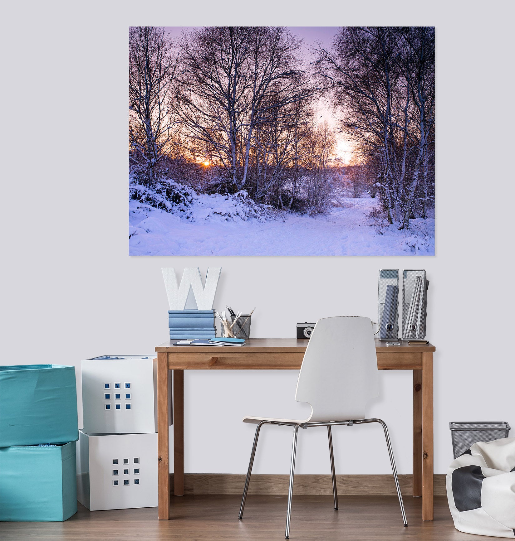 3D Snow Forest 014 Assaf Frank Wall Sticker