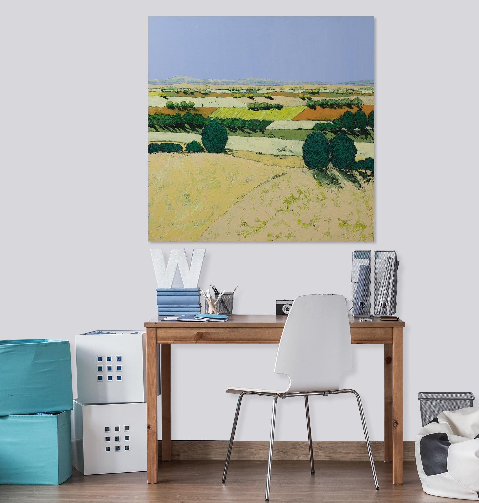3D Summer Field 106 Allan P. Friedlander Wall Sticker