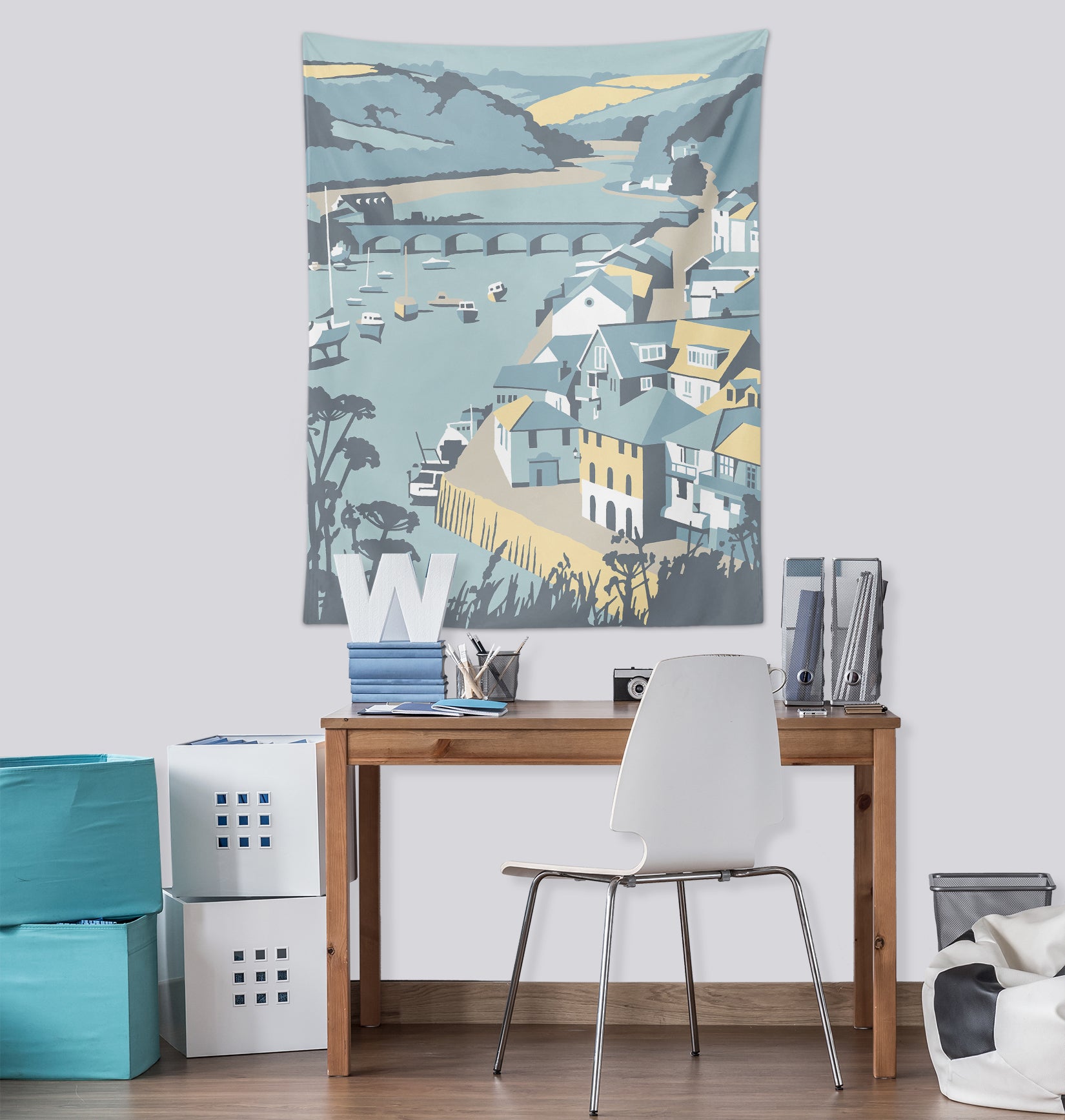 3D Mountain River 5342 Steve Read Tapestry Hanging Cloth Hang