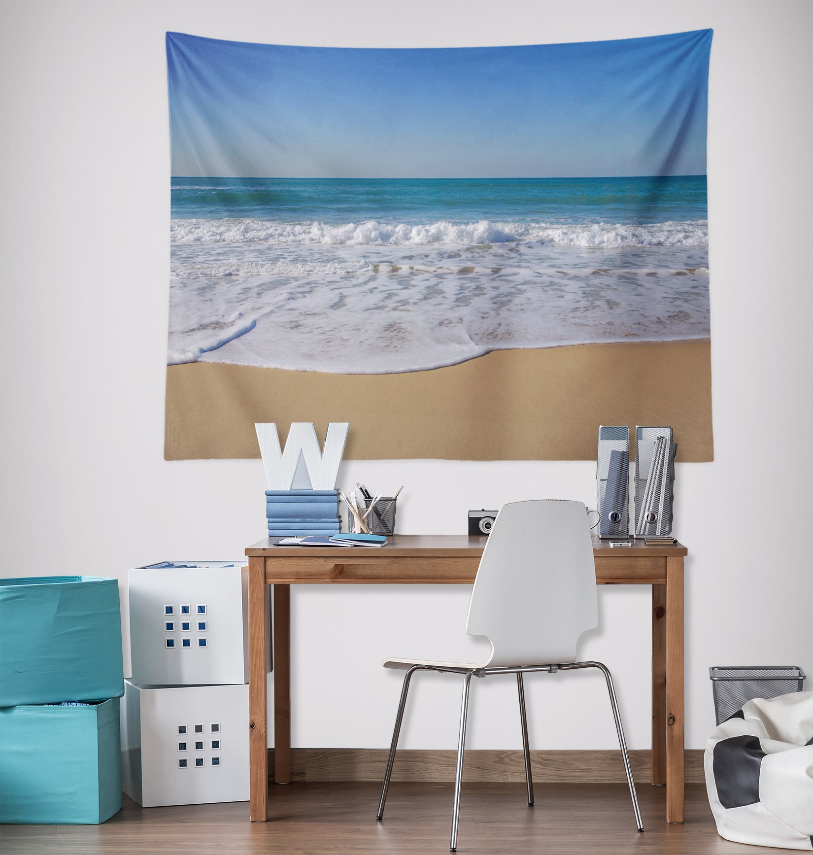 3D Seaside 116127 Assaf Frank Tapestry Hanging Cloth Hang