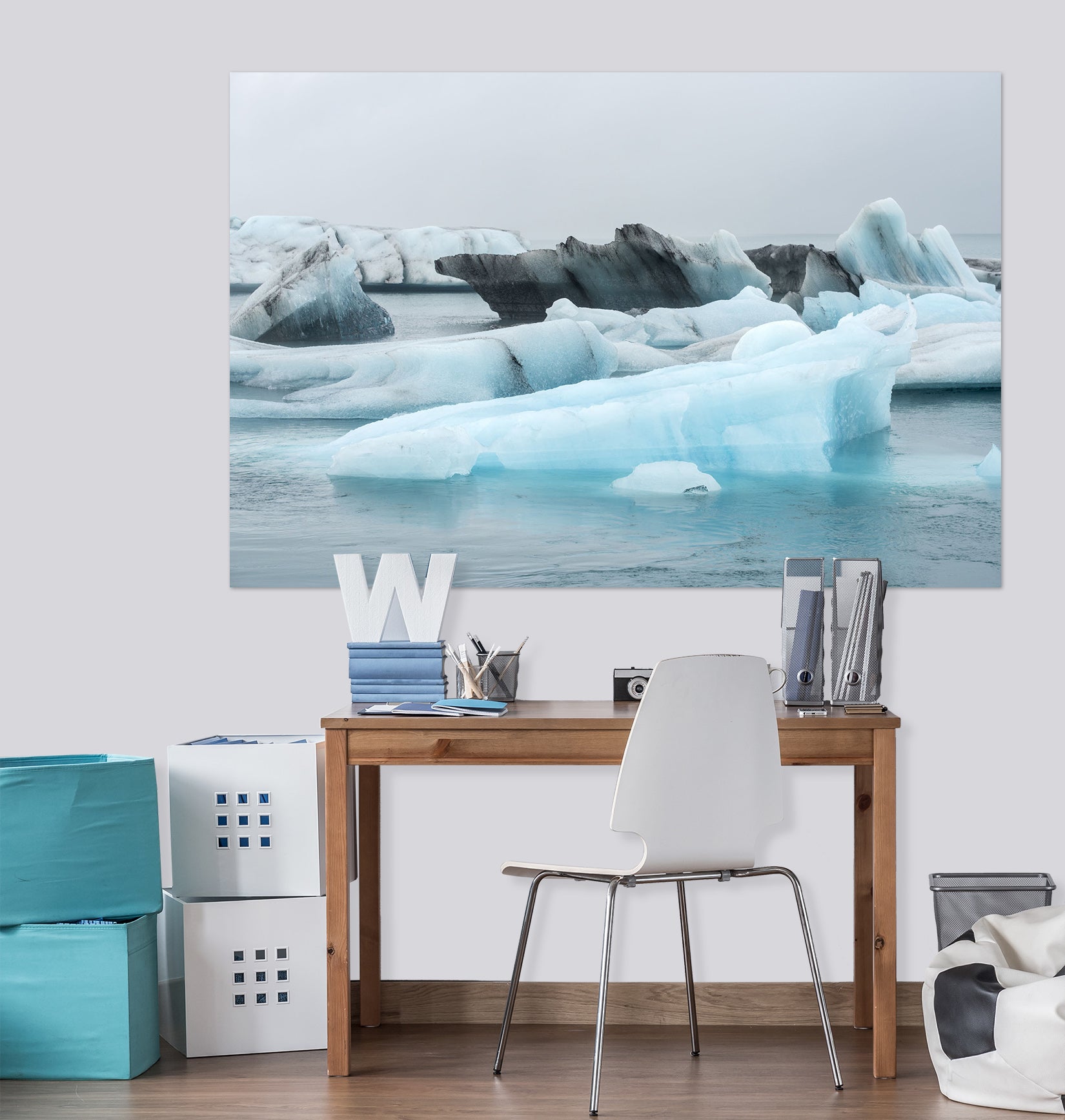 3D Glacier 161 Marco Carmassi Wall Sticker