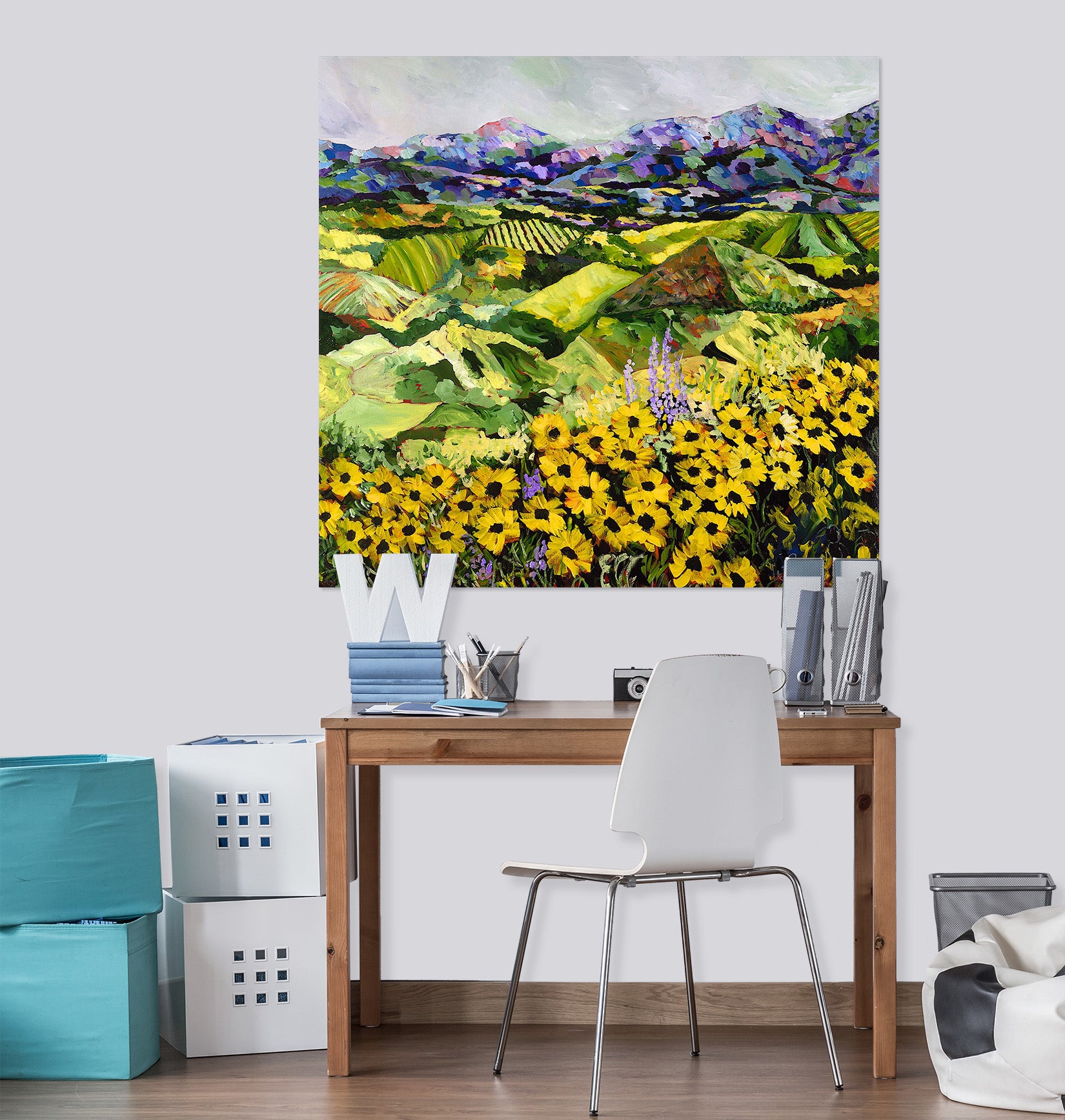 3D Yellow Chrysanthemum 142 Allan P. Friedlander Wall Sticker