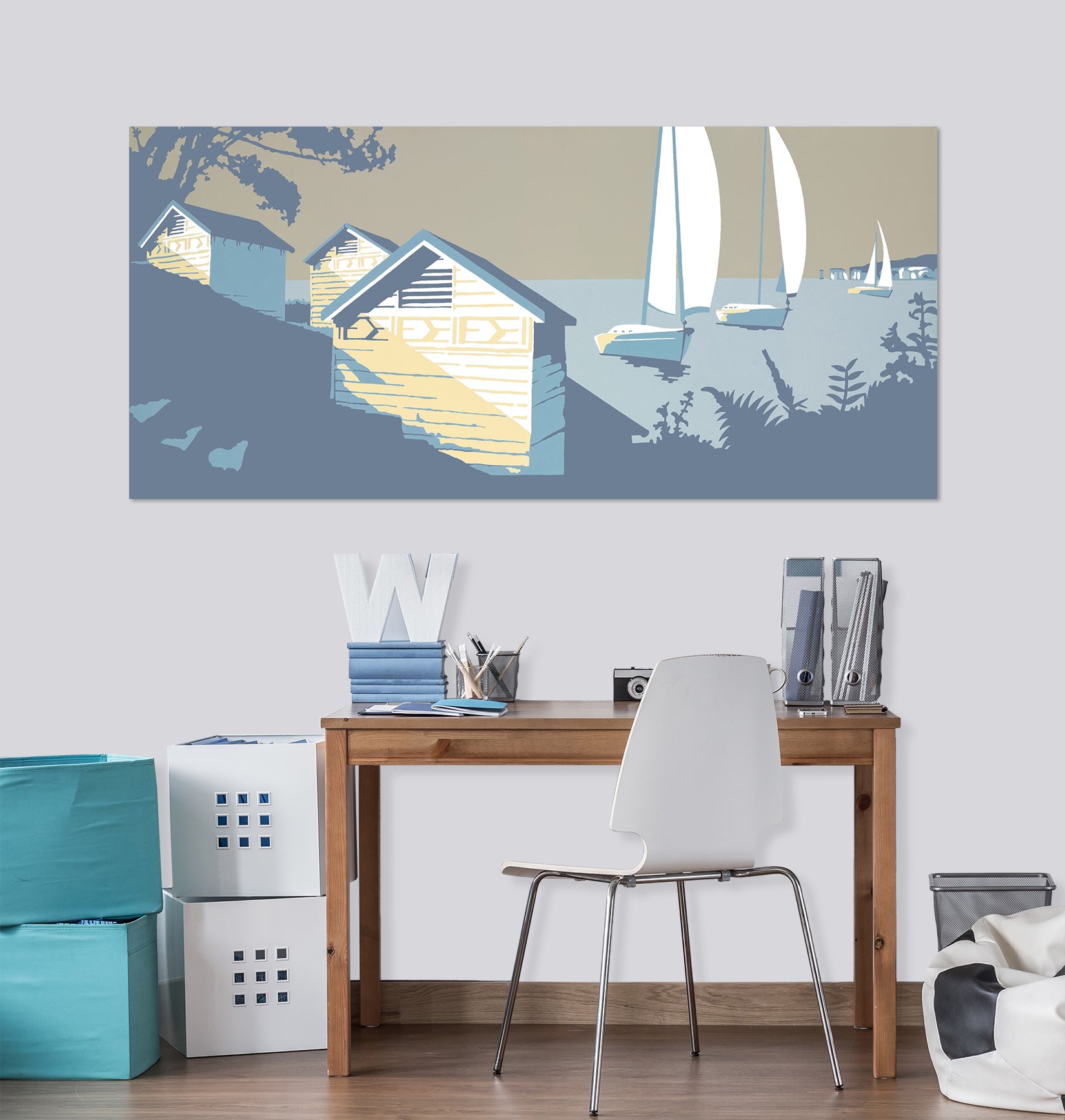 3D Sandbanks 013 Steve Read Wall Sticker