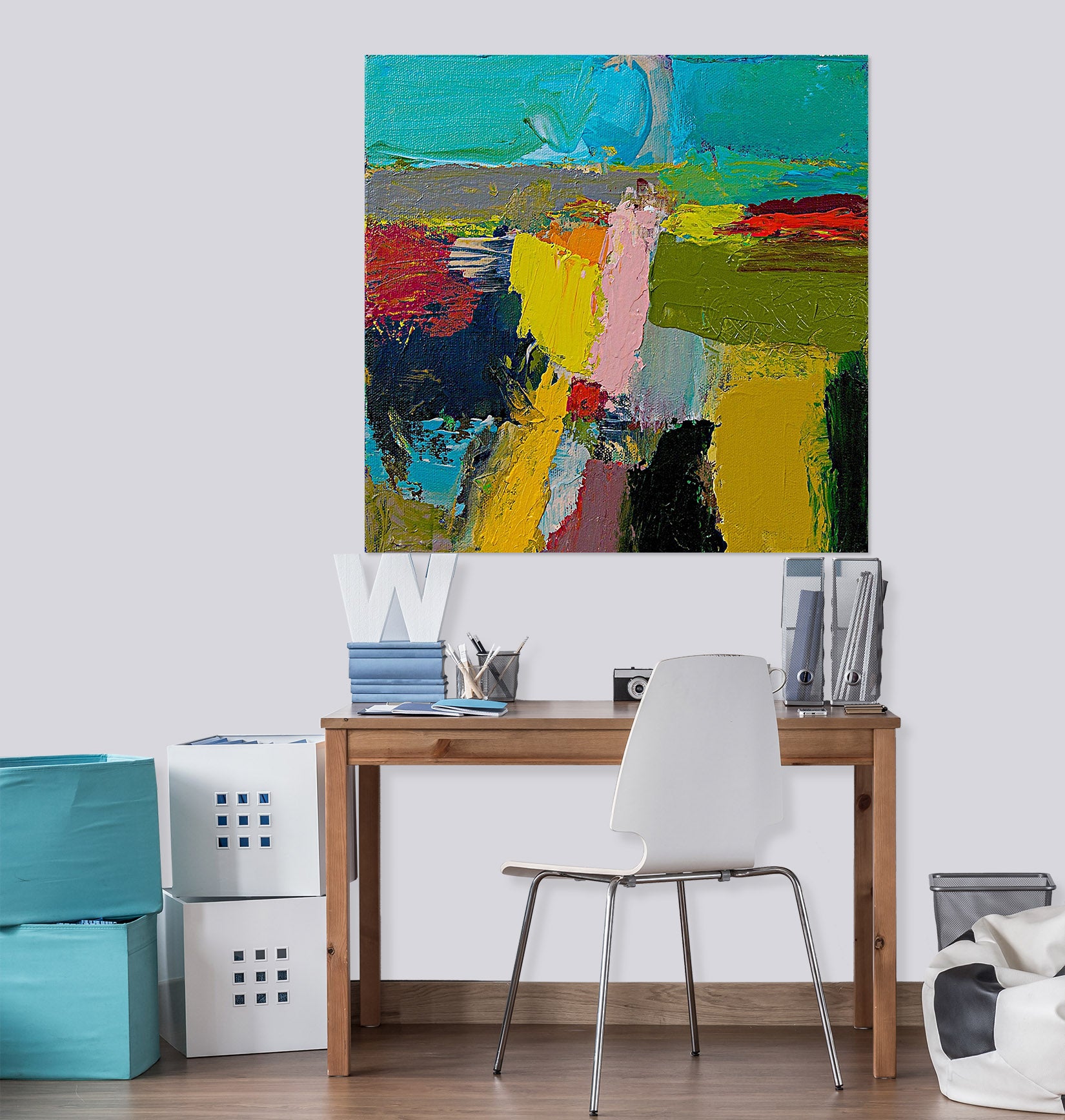 3D Color Graffiti 196 Allan P. Friedlander Wall Sticker