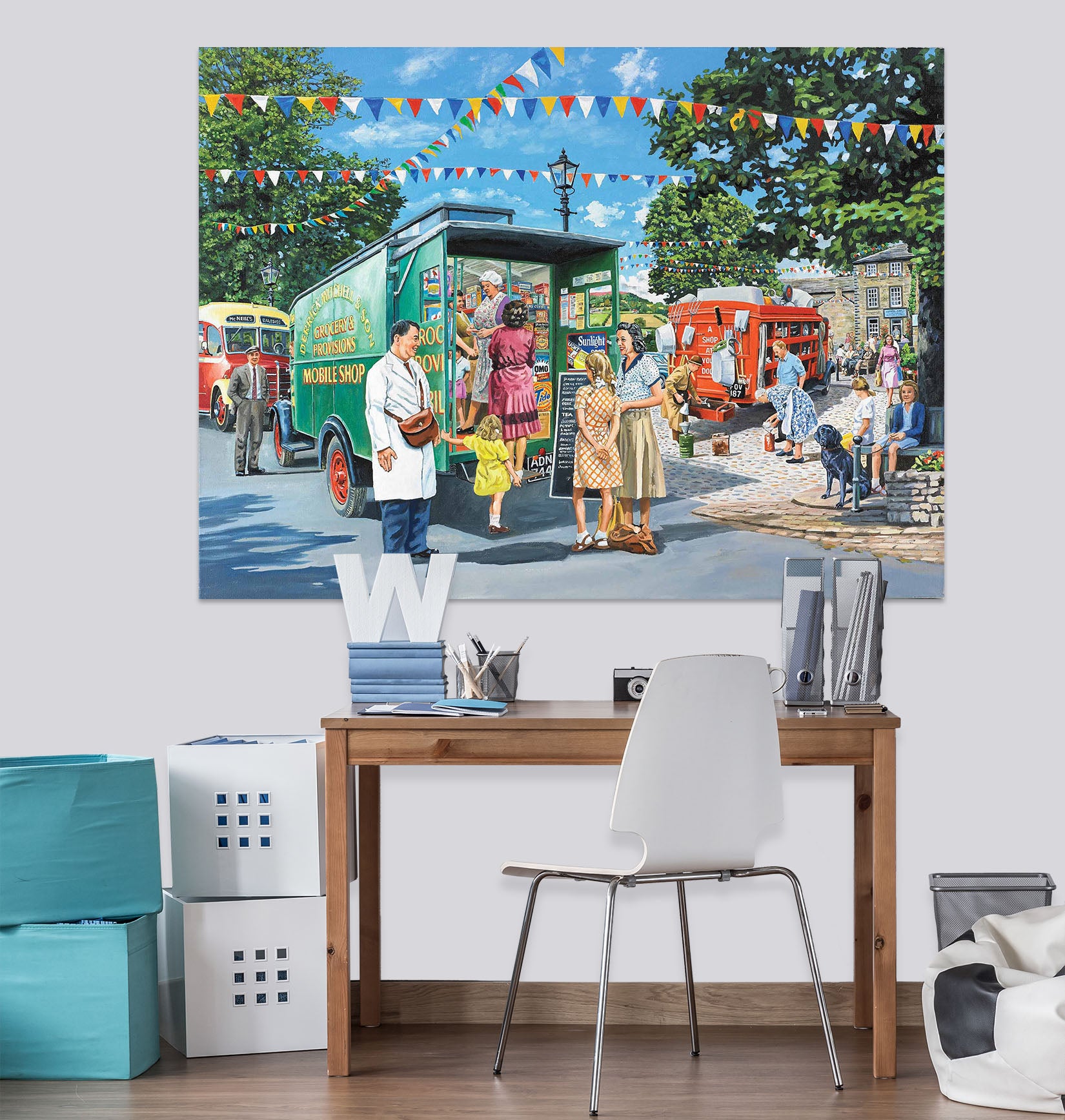 3D Shopping 050 Trevor Mitchell Wall Sticker