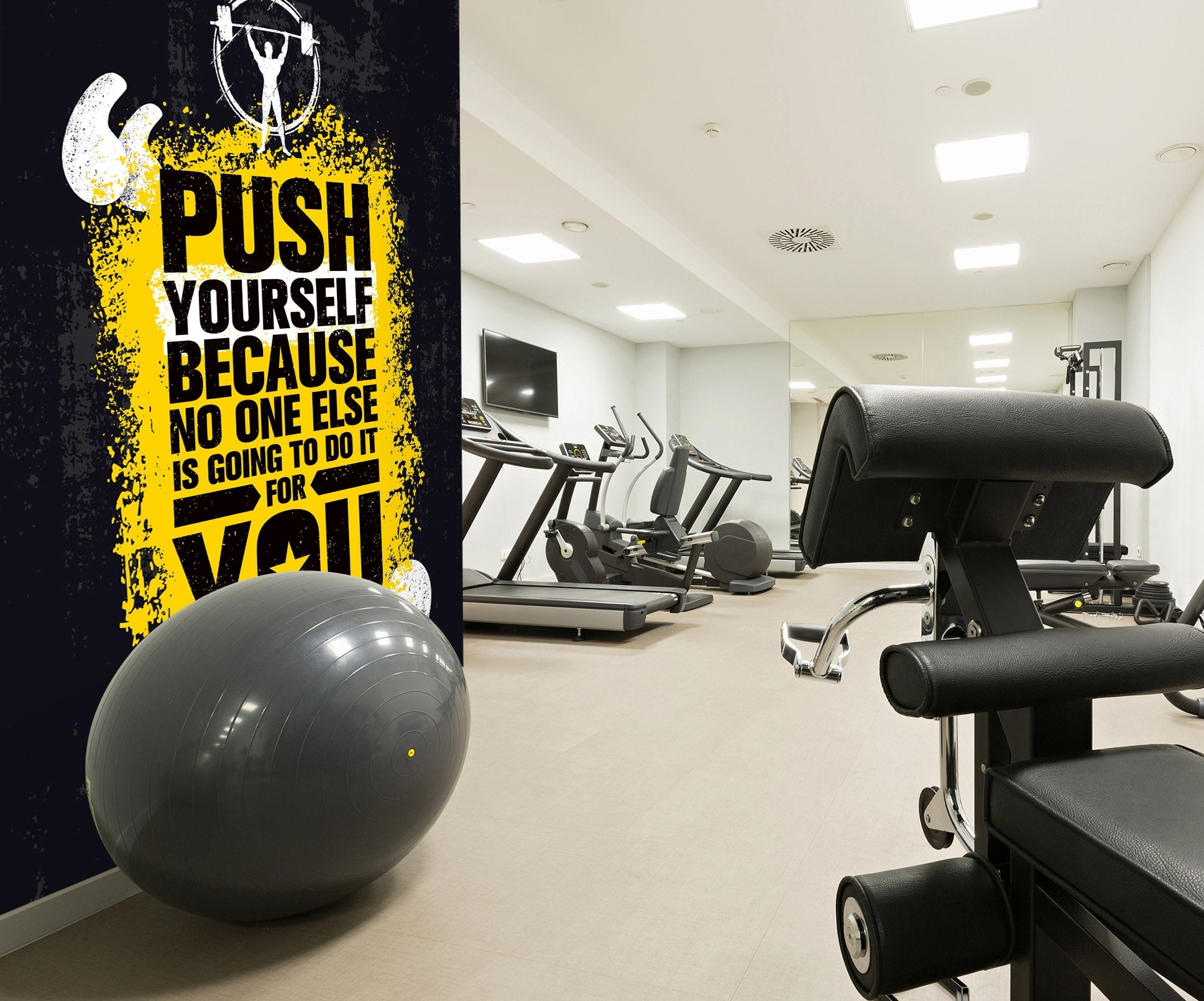 3D Fitness Encourage 0017 Wall Murals Wallpaper AJ Wallpaper 