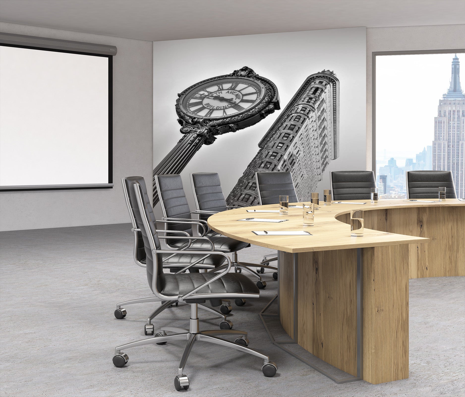 3D Time Building 103 Assaf Frank Wall Mural Wall Murals