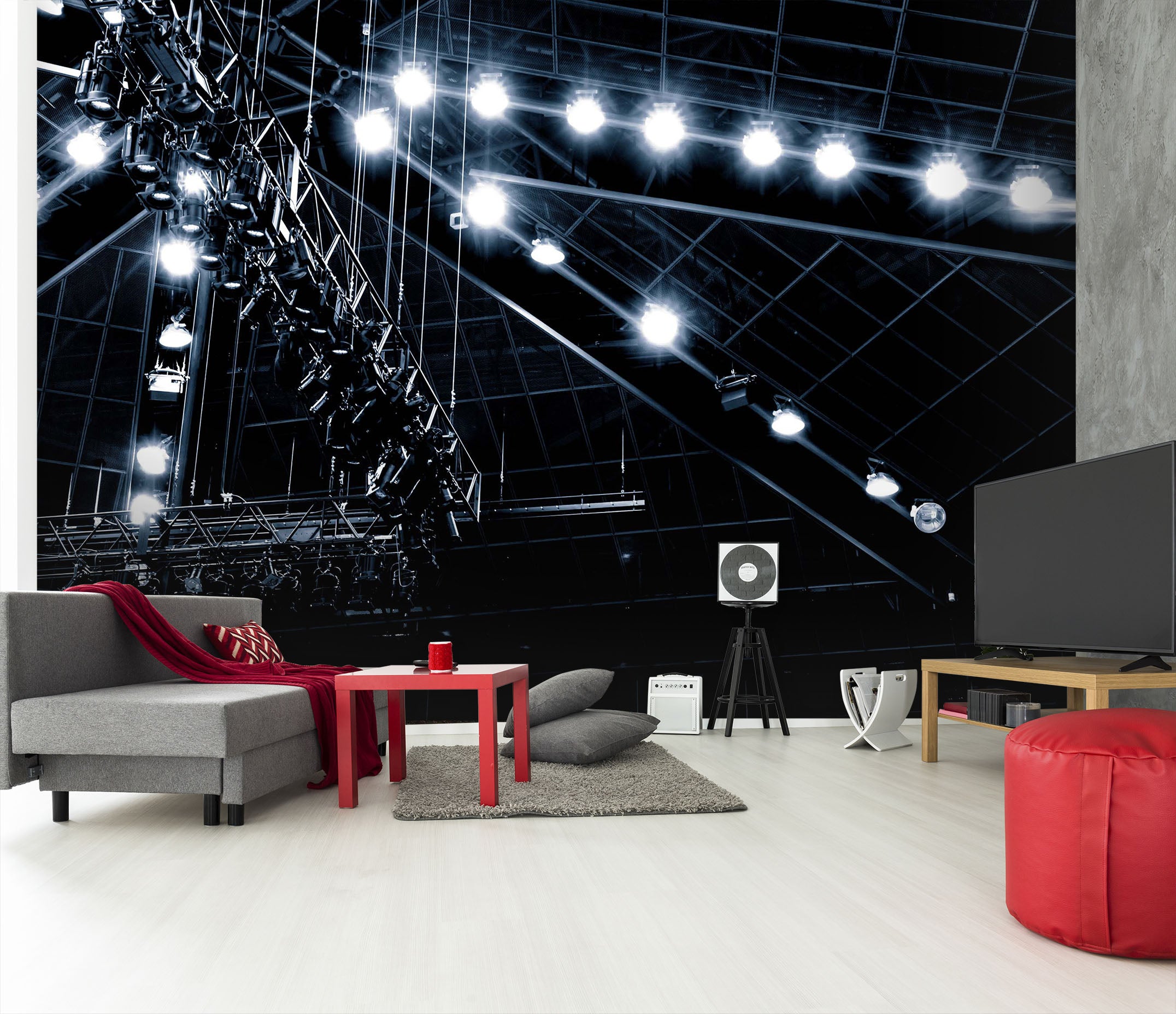 3D Bright Light 114 Noirblanc777 Wall Mural Wall Murals