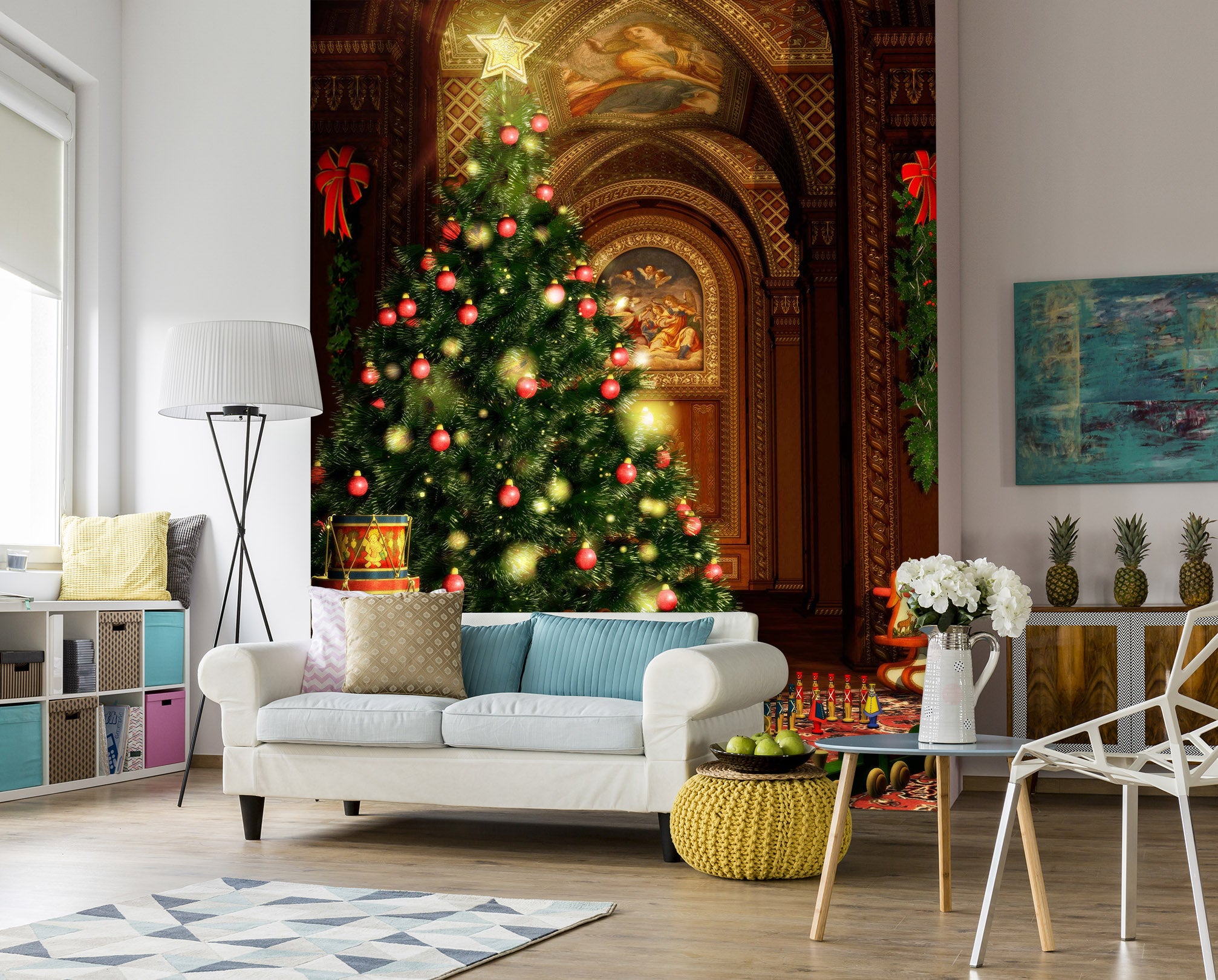 3D Christmas Tree 1551 Wall Murals
