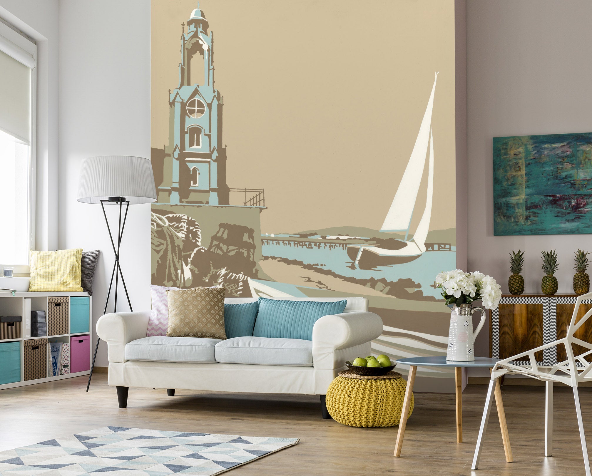 3D Swanage Tower 1071 Steve Read Wall Mural Wall Murals