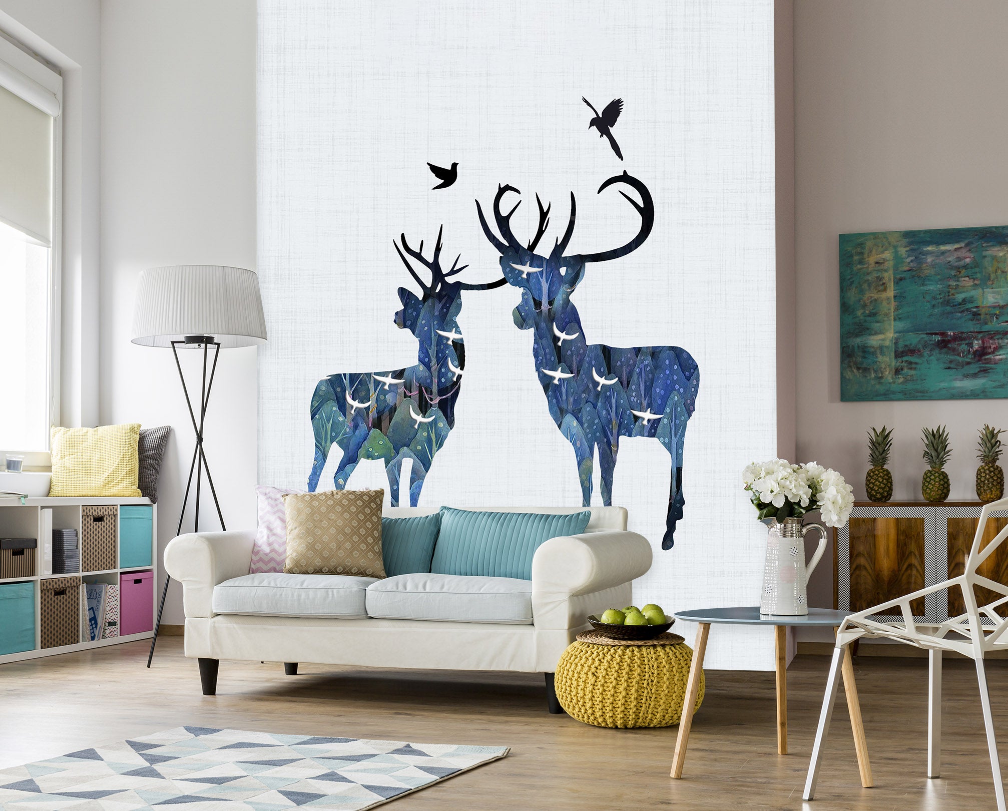 3D Asuka Fawn 059 Wall Murals