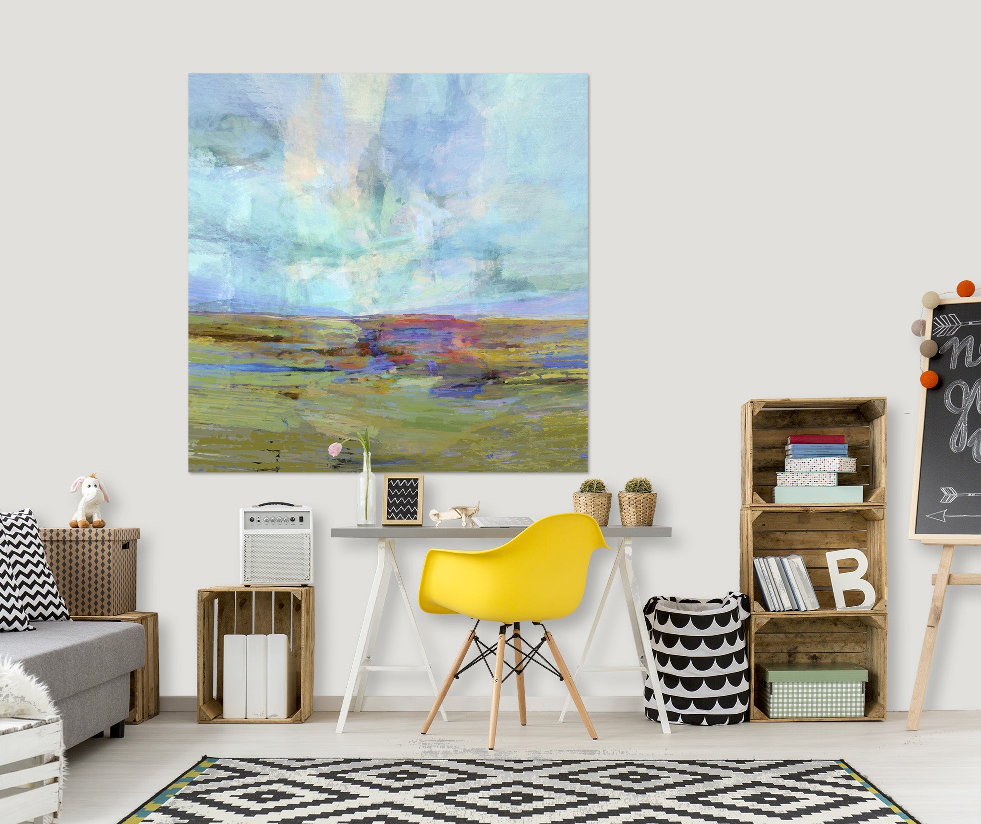 3D Prairie 017 Michael Tienhaara Wall Sticker