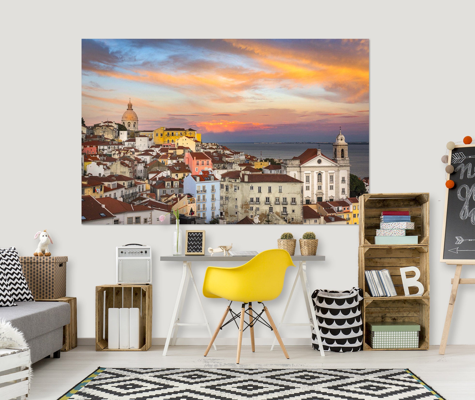 3D Characteristic Building 137 Marco Carmassi Wall Sticker